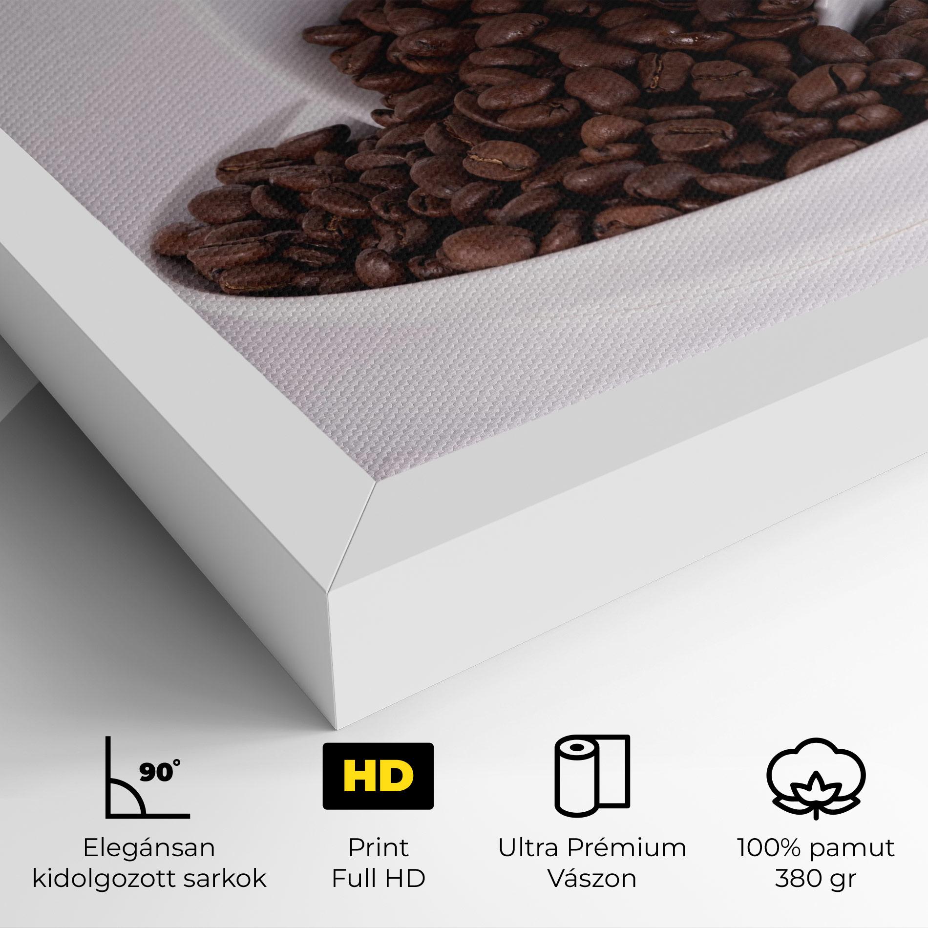 Vászonkép Bowl Of Coffee mockup 4
