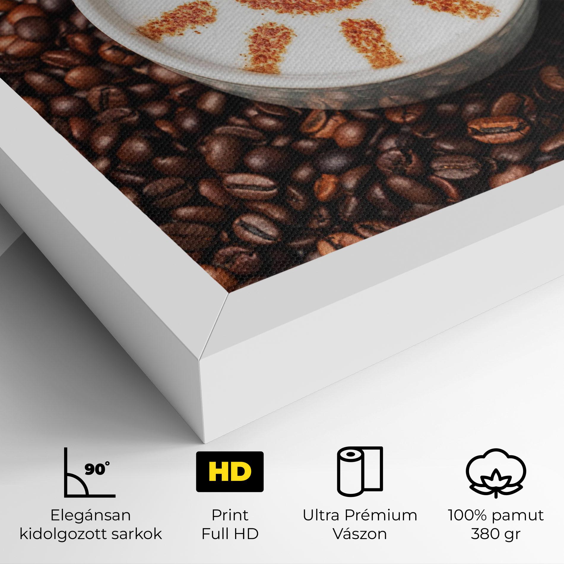 Vászonkép Sun Pattern Coffee mockup 4