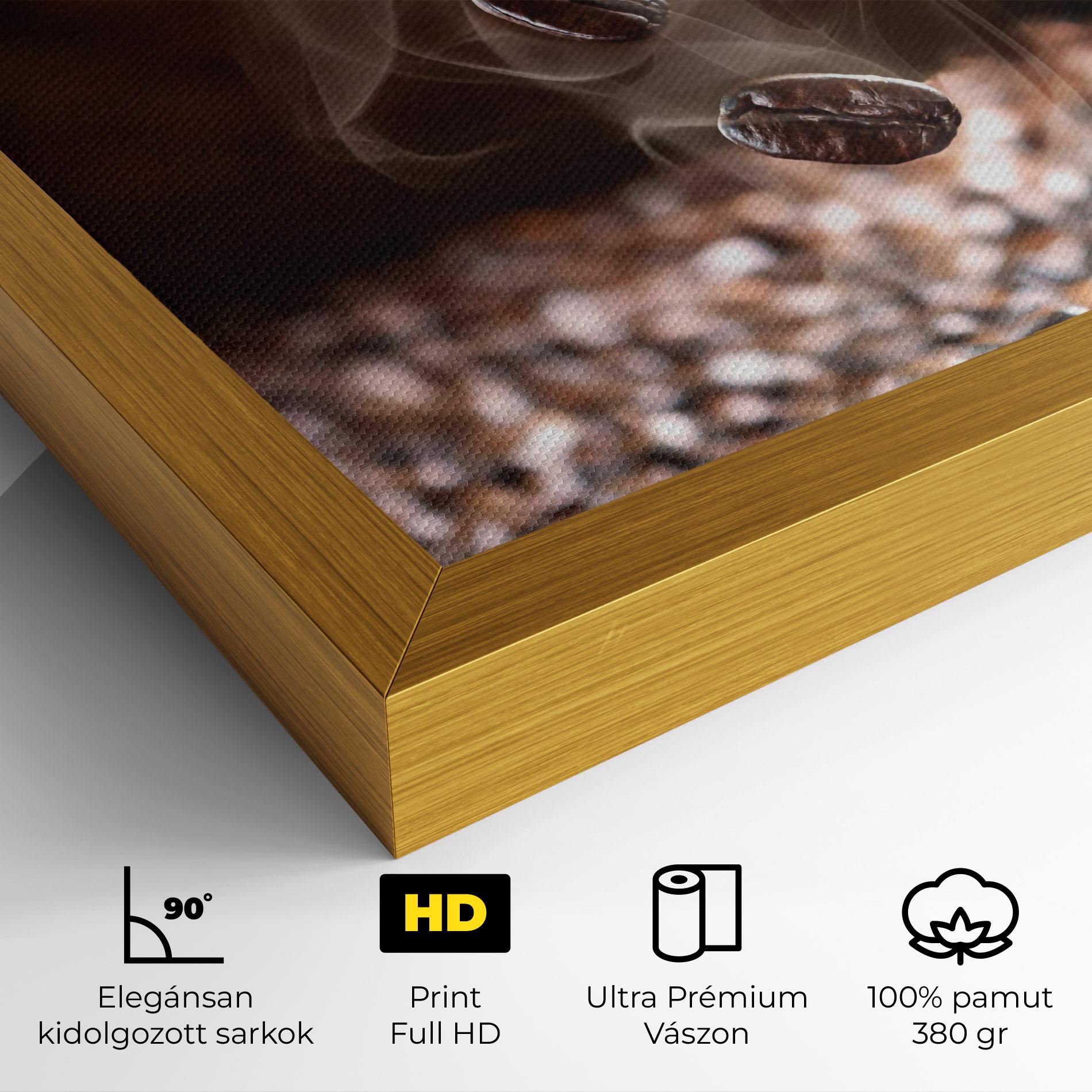 Vászonkép Close Up Falling Beans mockup 4