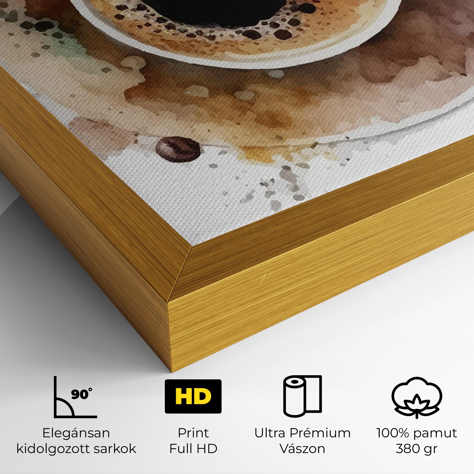 Vászonkép Coffee Liquid mockup 4