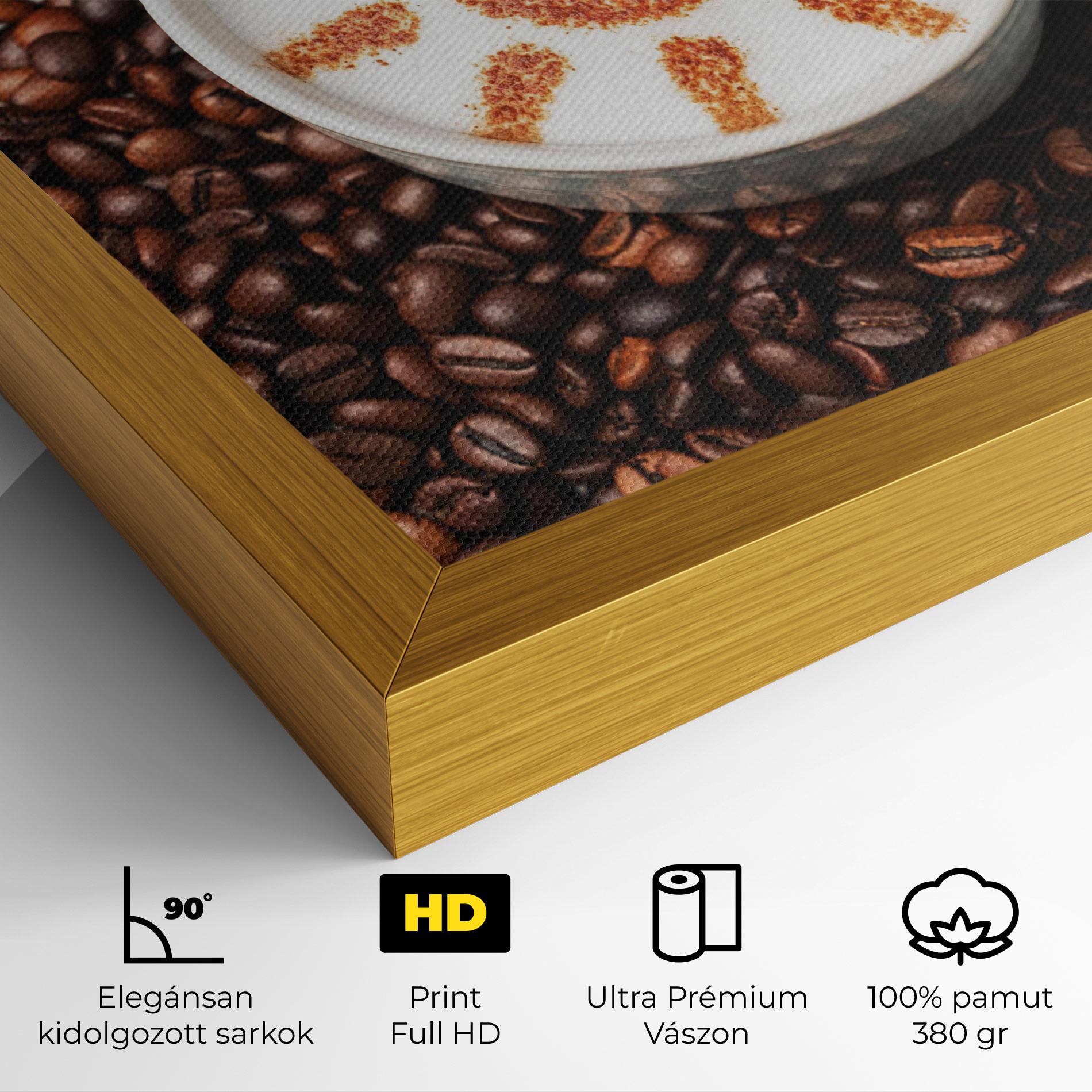 Vászonkép Sun Pattern Coffee mockup 4
