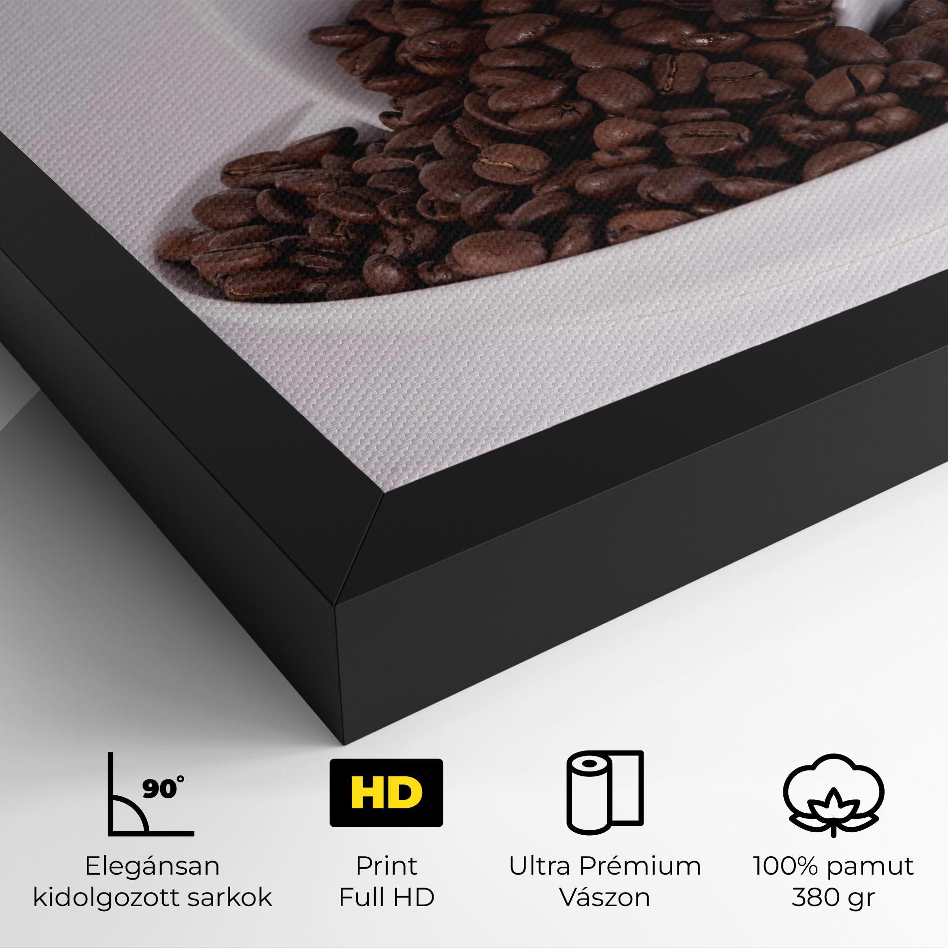 Vászonkép Bowl Of Coffee mockup 4