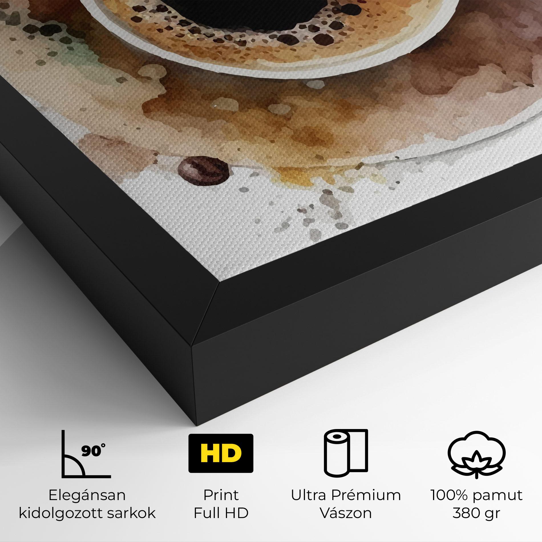 Vászonkép Coffee Liquid mockup 4