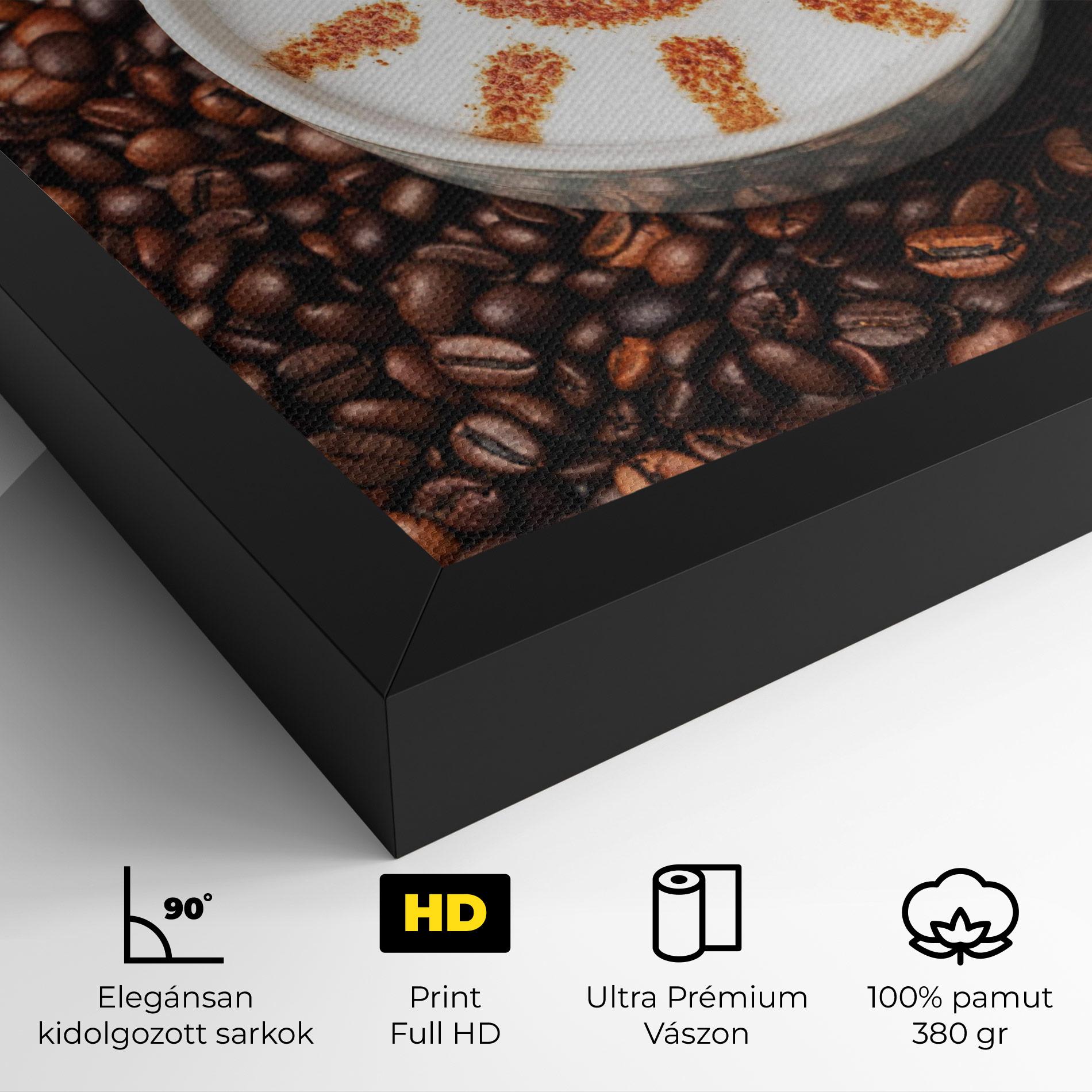 Vászonkép Sun Pattern Coffee mockup 4