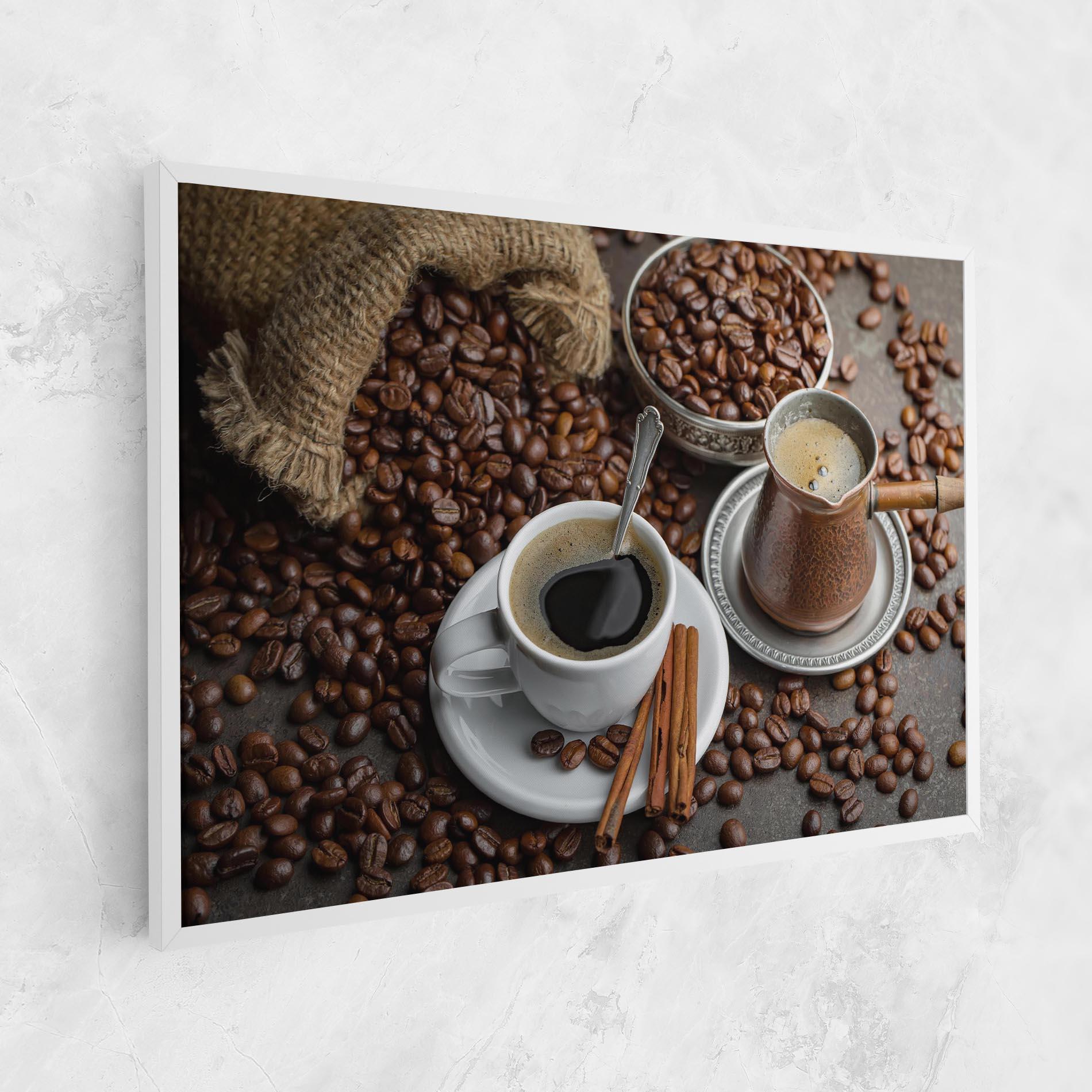 Vászonkép Black Coffee Bean mockup 1