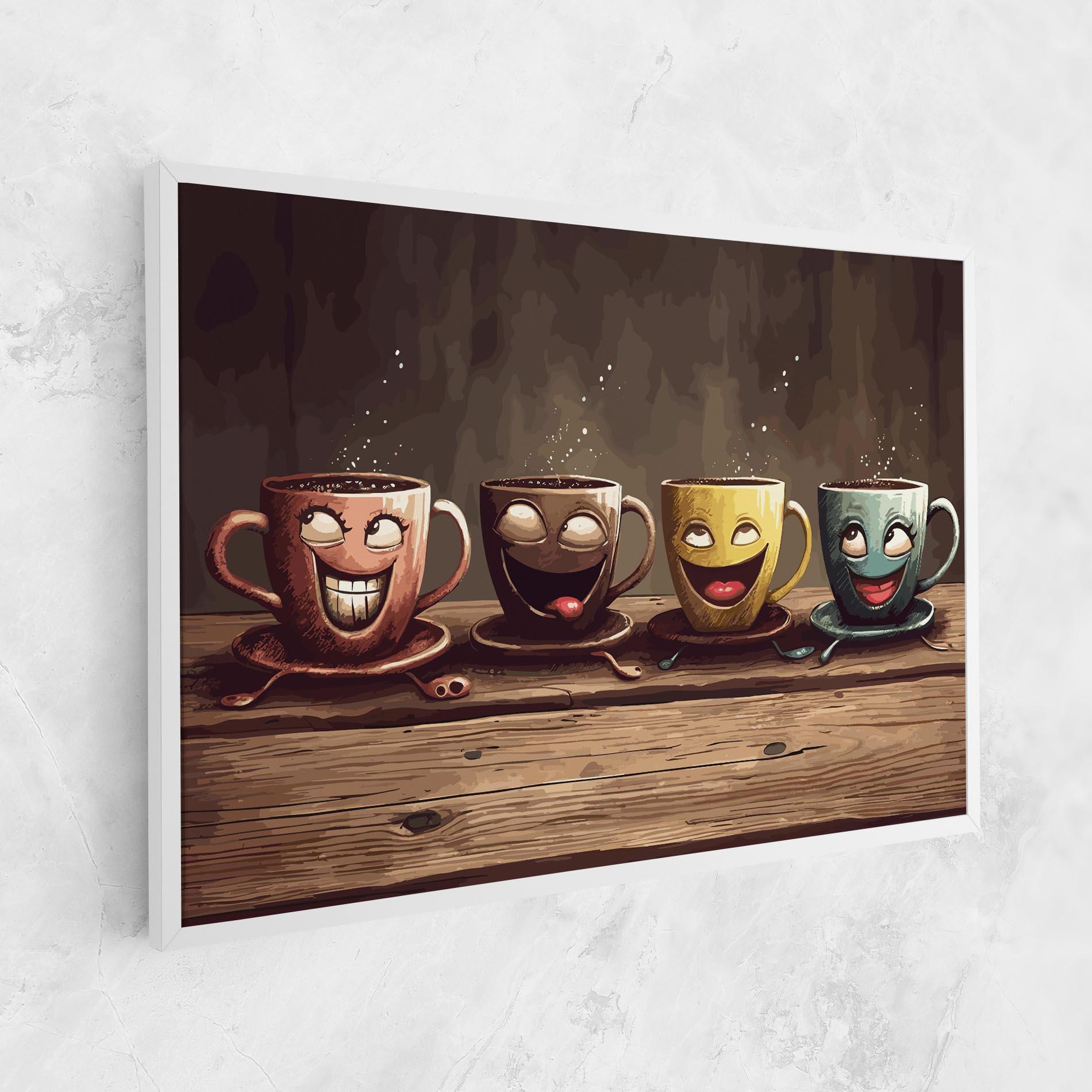 Vászonkép Coffee Faces mockup 1