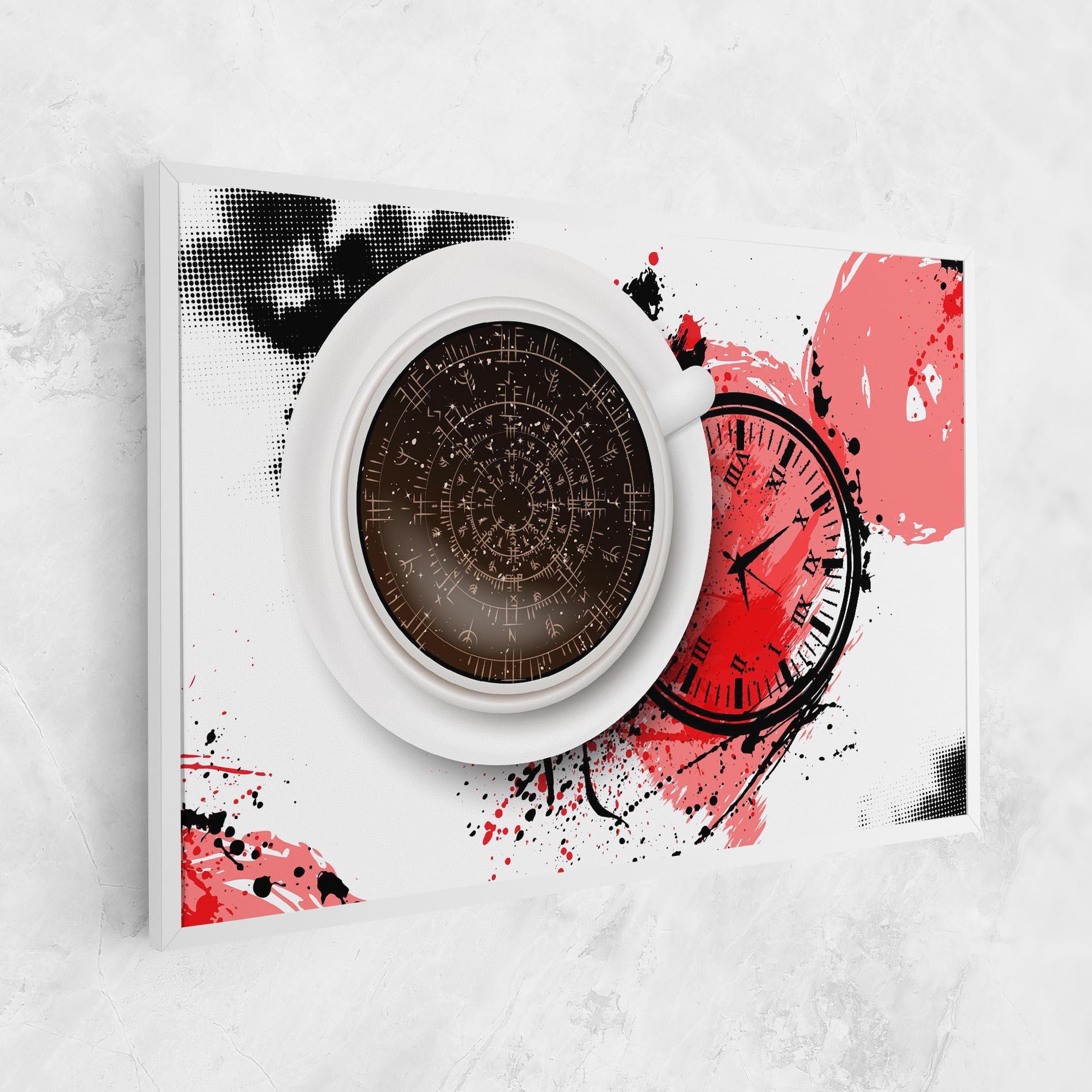 Vászonkép Coffee Reading mockup 1