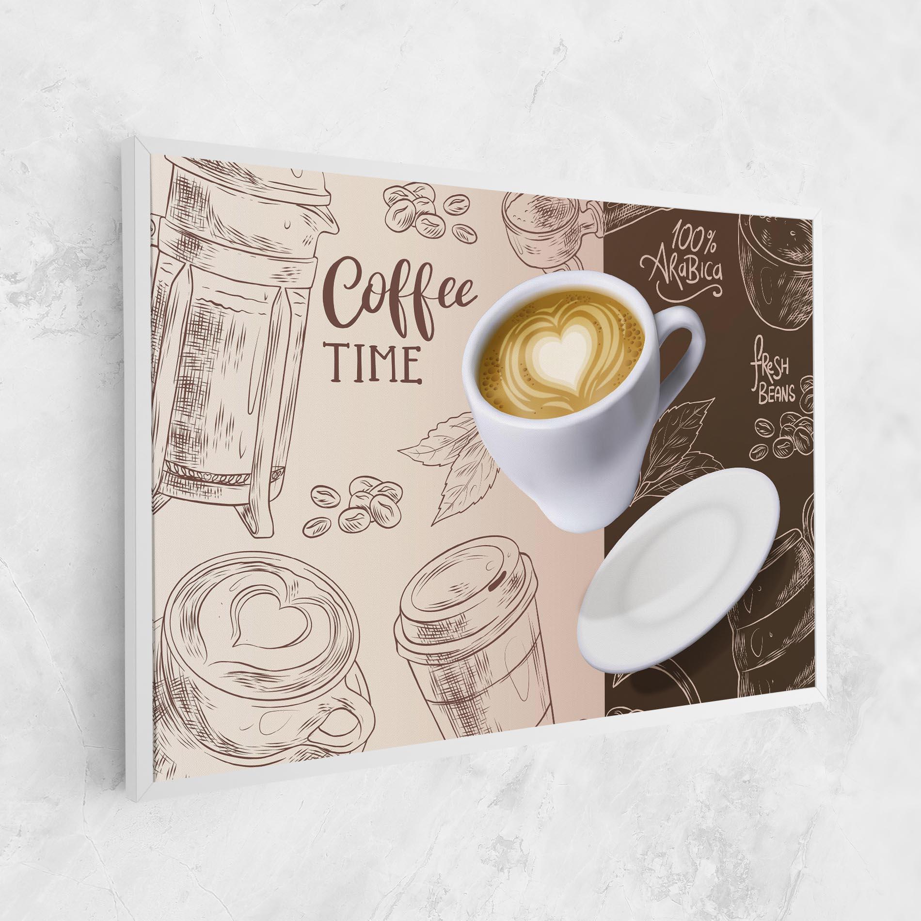 Vászonkép Coffee Time mockup 1