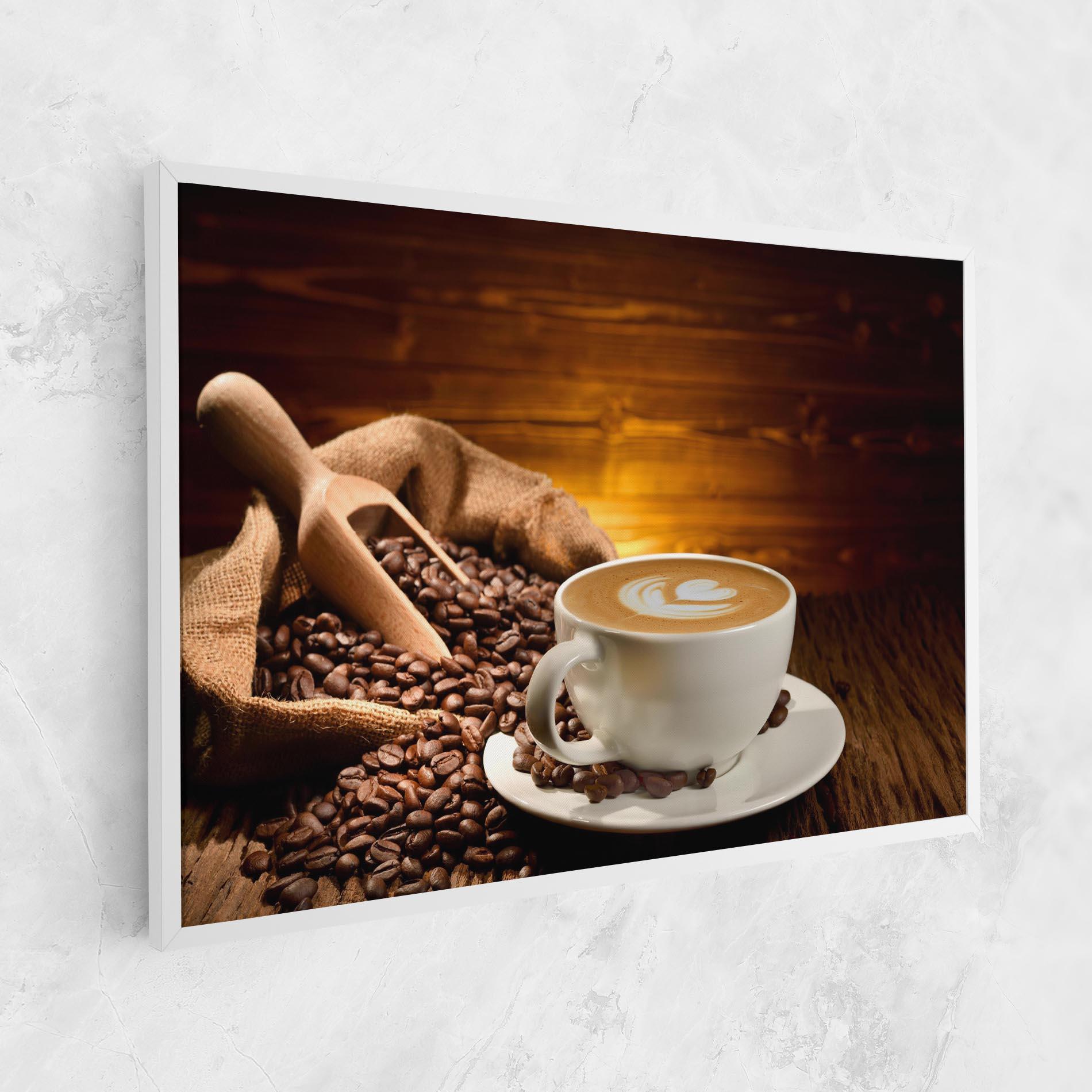 Vászonkép Latte Coffee mockup 1