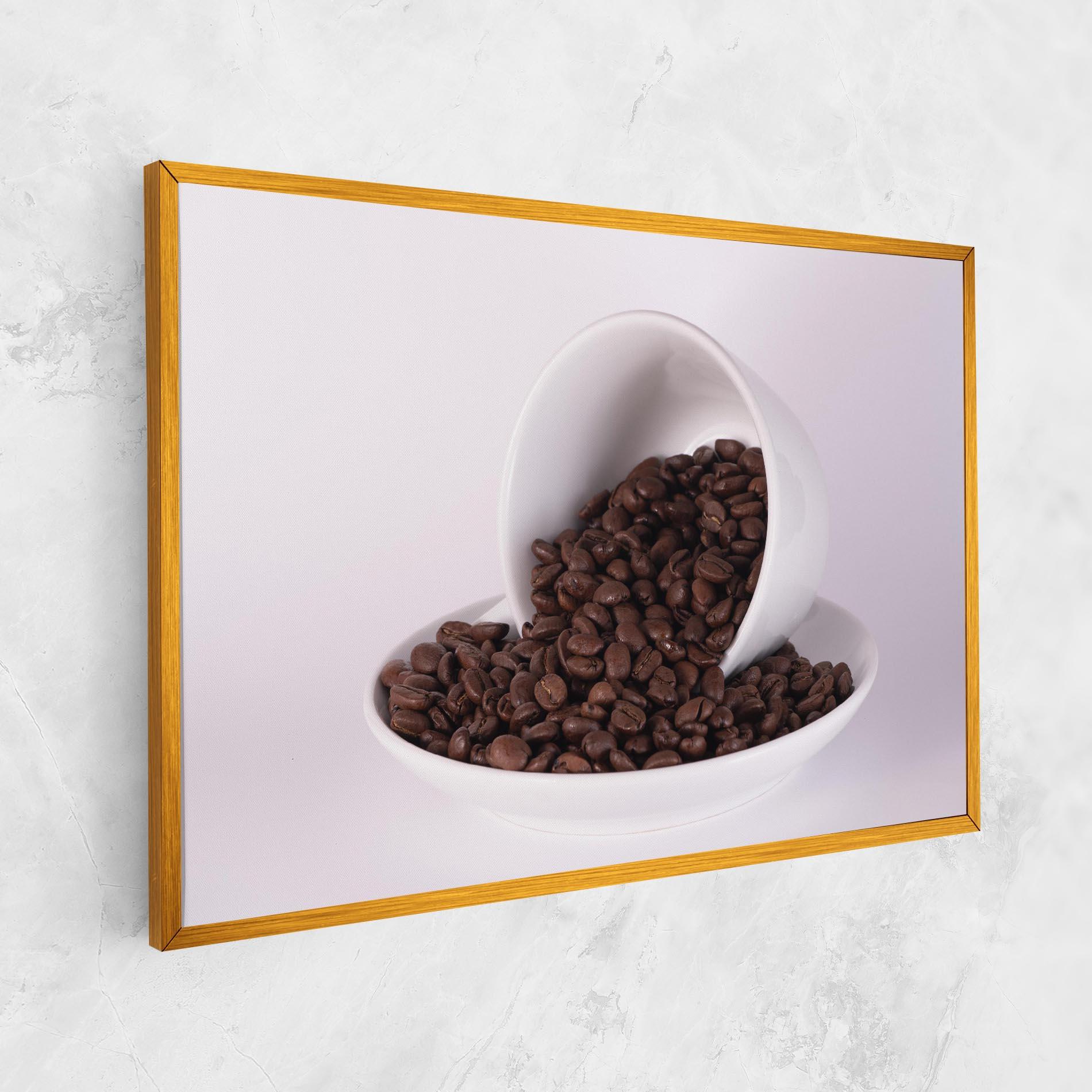 Vászonkép Bowl Of Coffee mockup 1