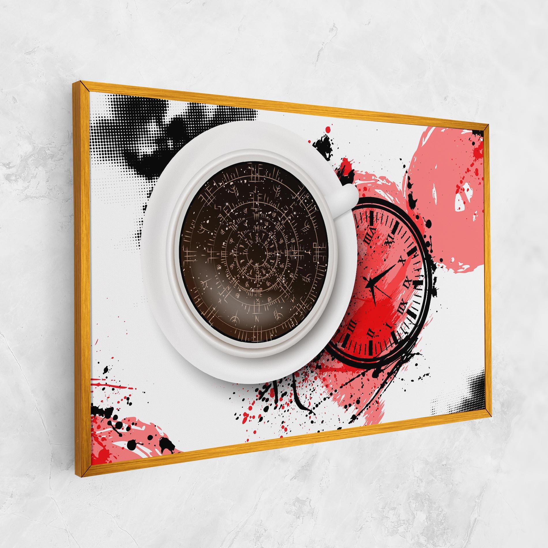 Vászonkép Coffee Reading mockup 1