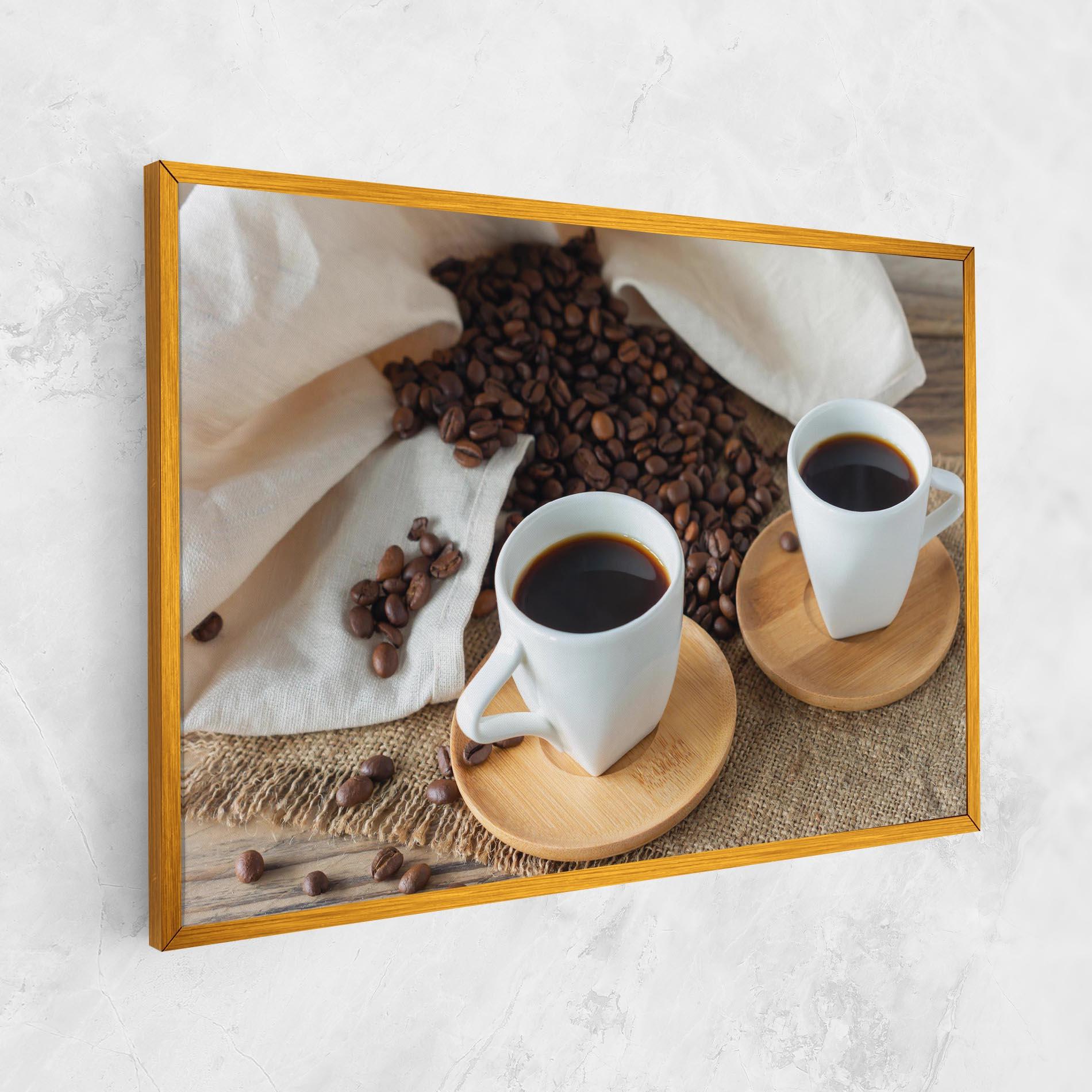 Vászonkép Fresh Espresso mockup 1