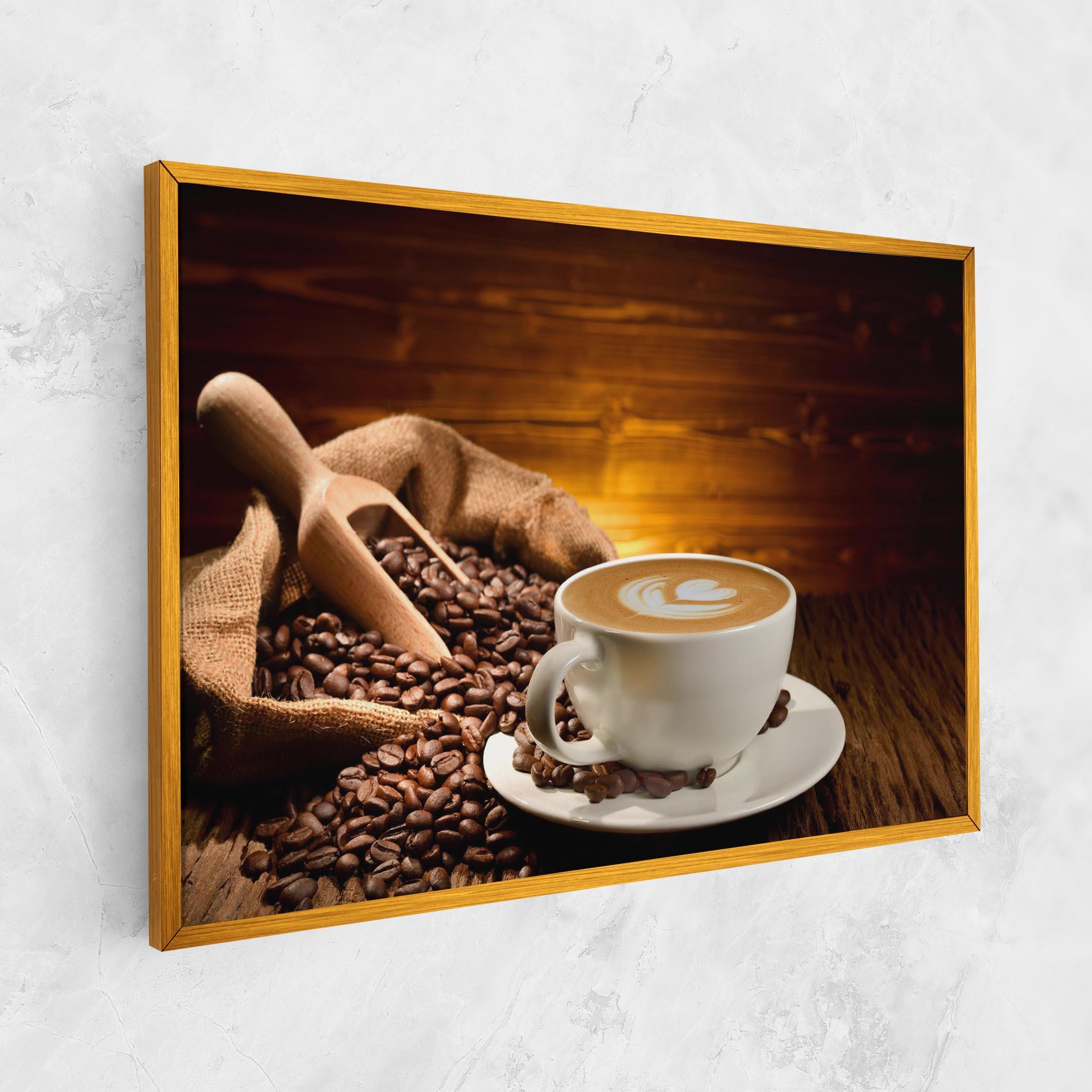 Vászonkép Latte Coffee mockup 1