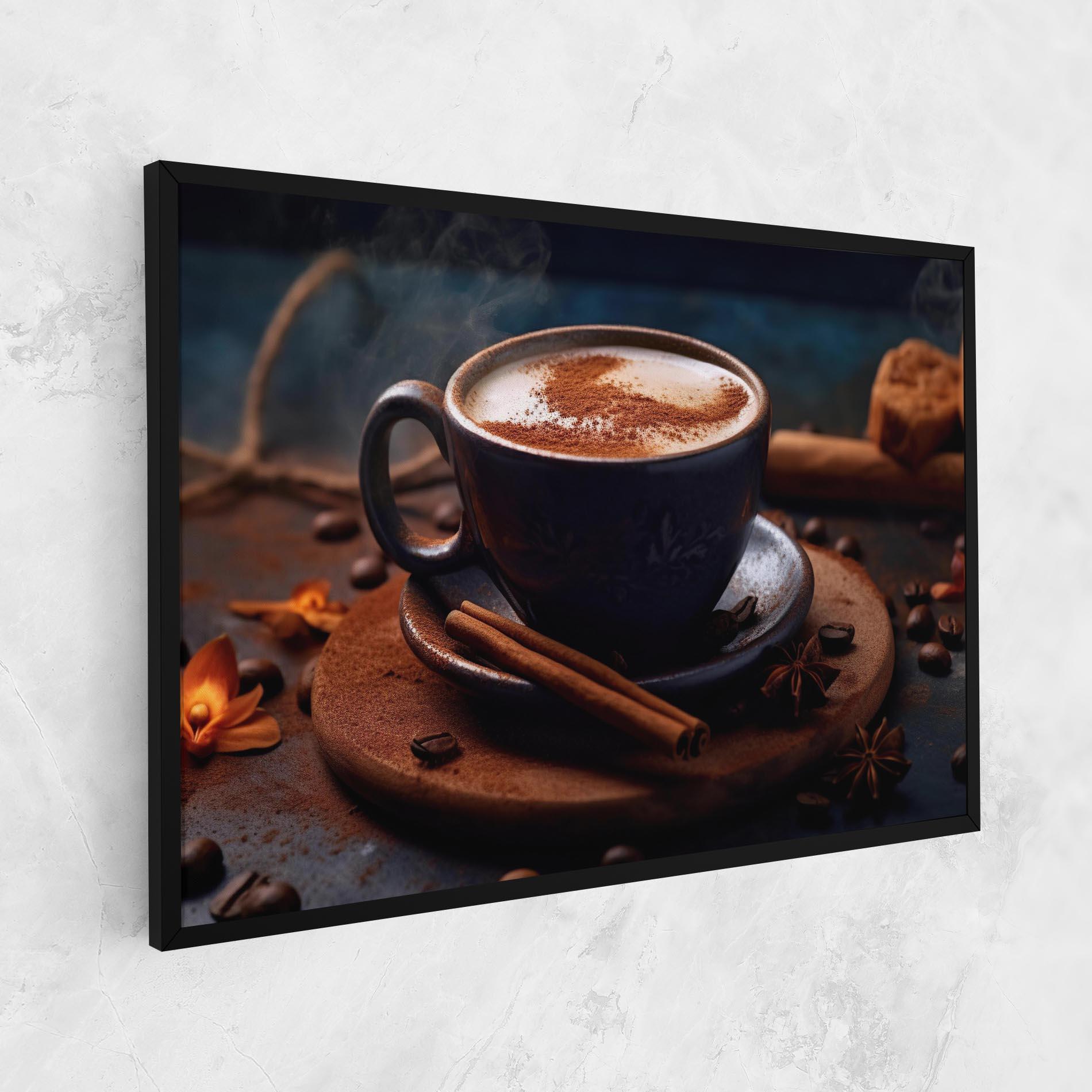 Vászonkép Cinnamon Coffee Cup mockup 1