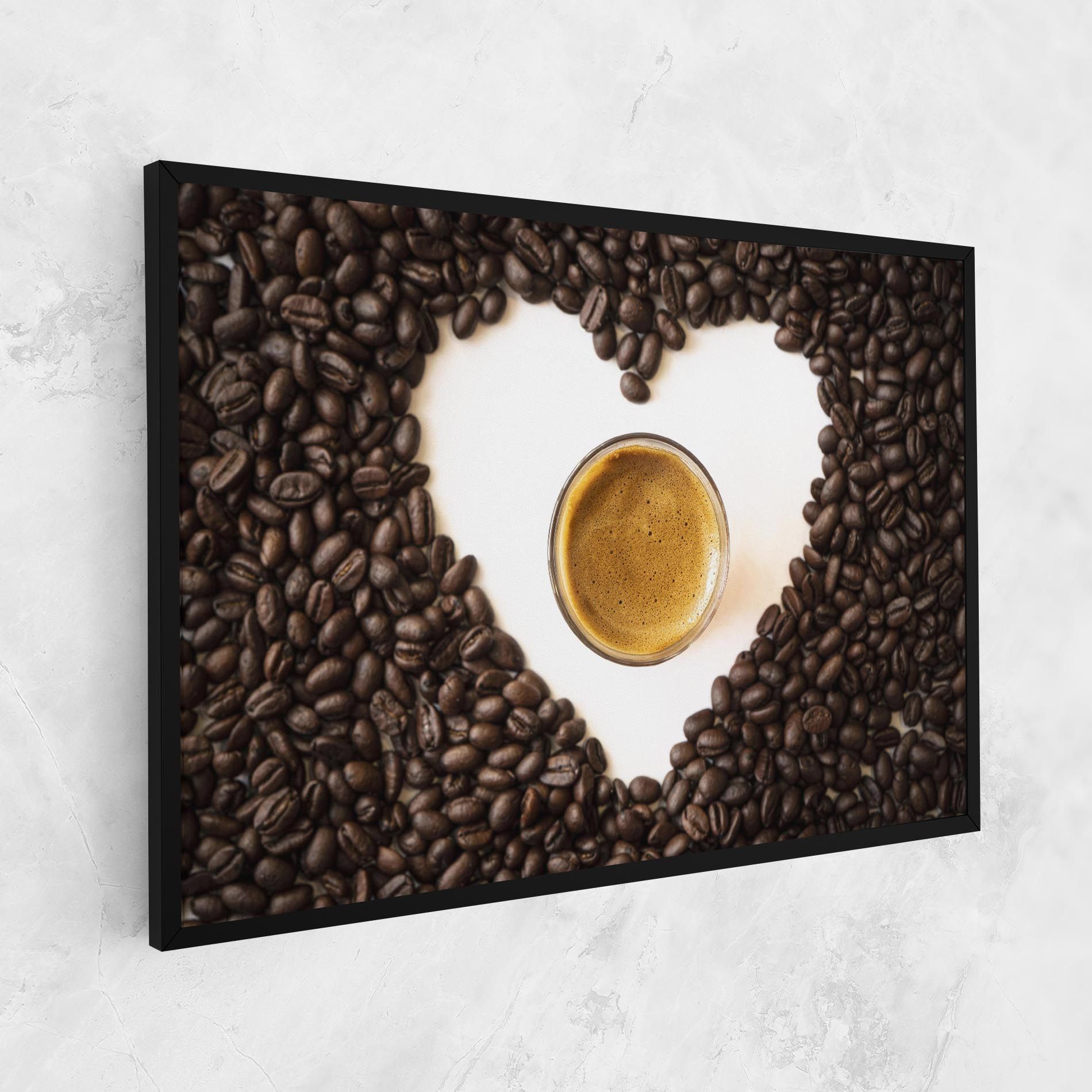 Coffee Bean Heart mockup 1