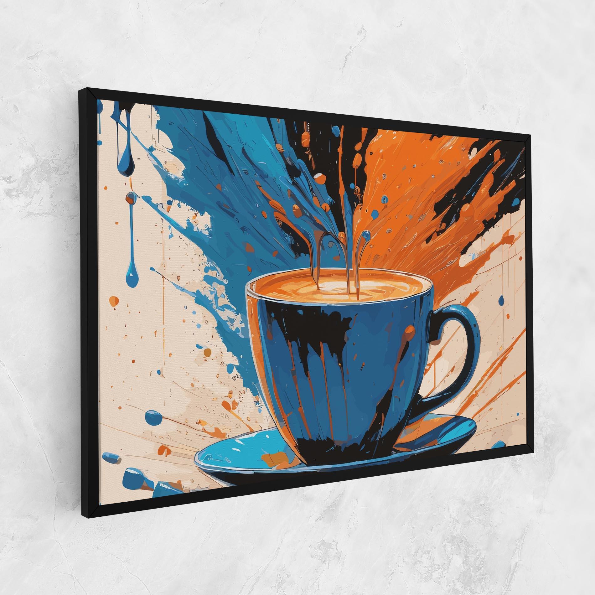 Vászonkép Coffee Blue Orange mockup 1