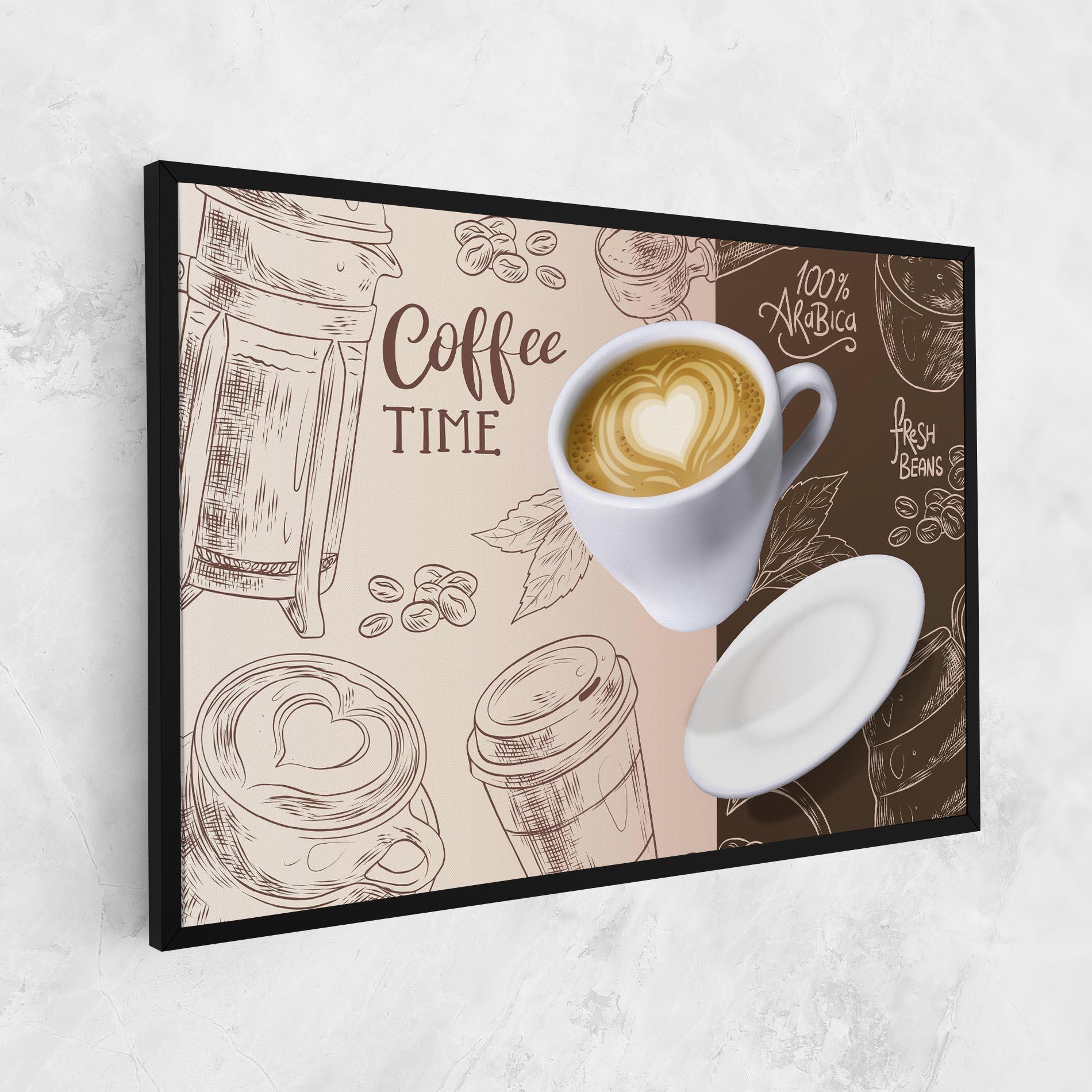 Vászonkép Coffee Time mockup 1