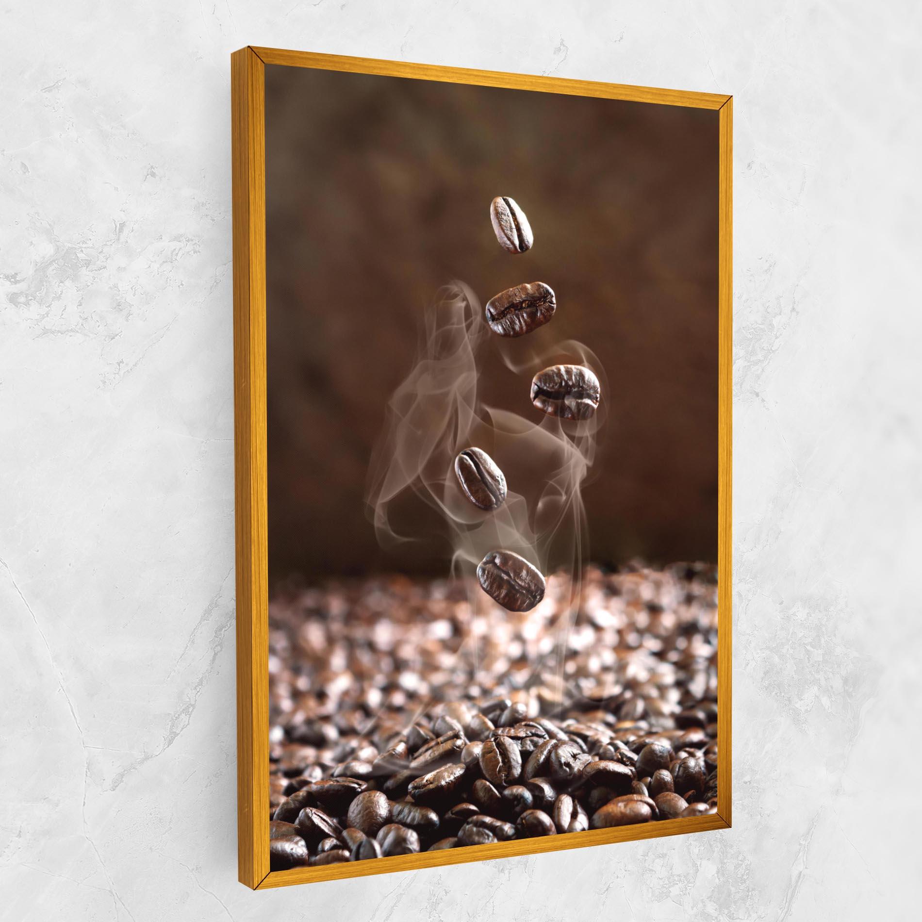 Vászonkép Close Up Falling Beans mockup 1