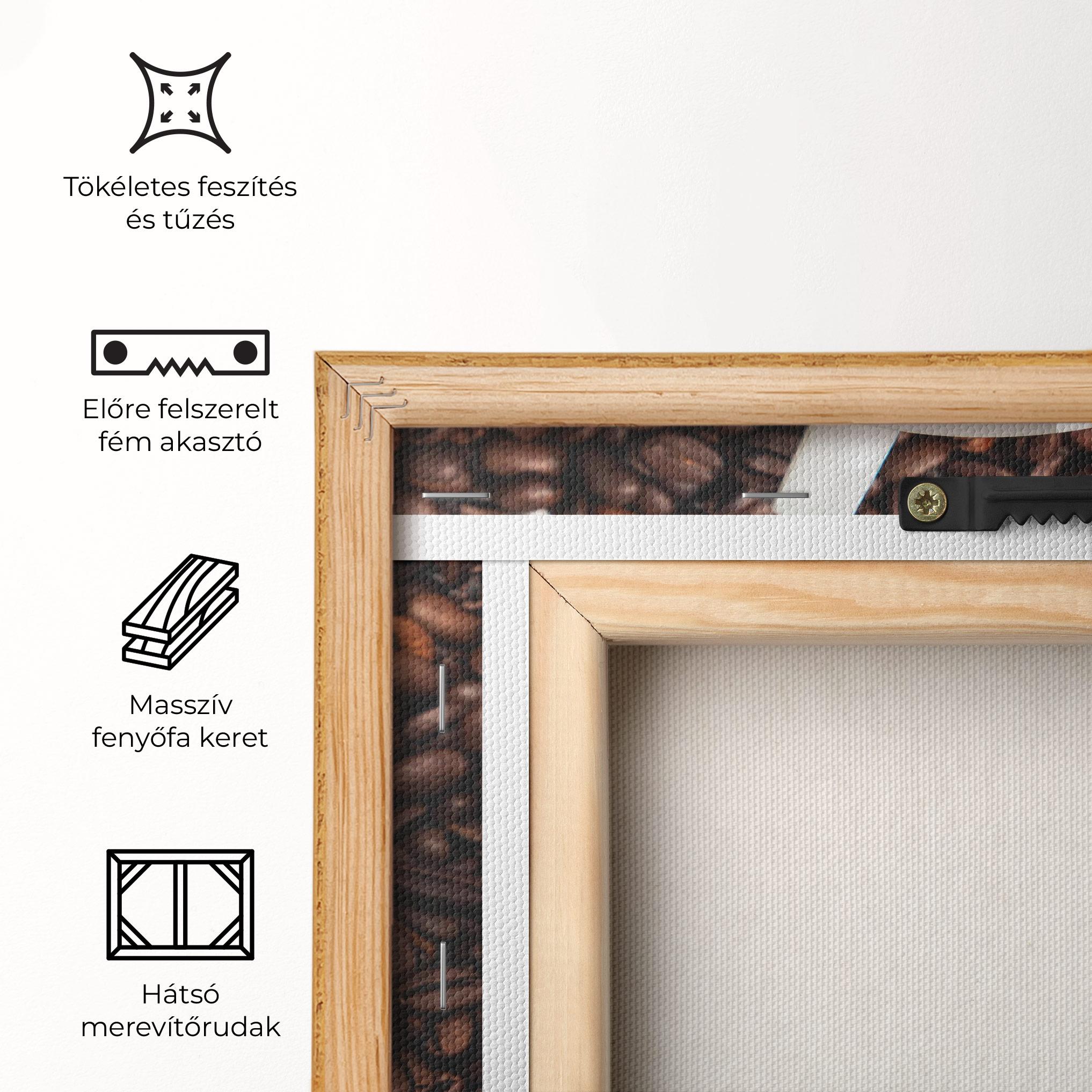 Vászonkép Sun Pattern Coffee mockup 5