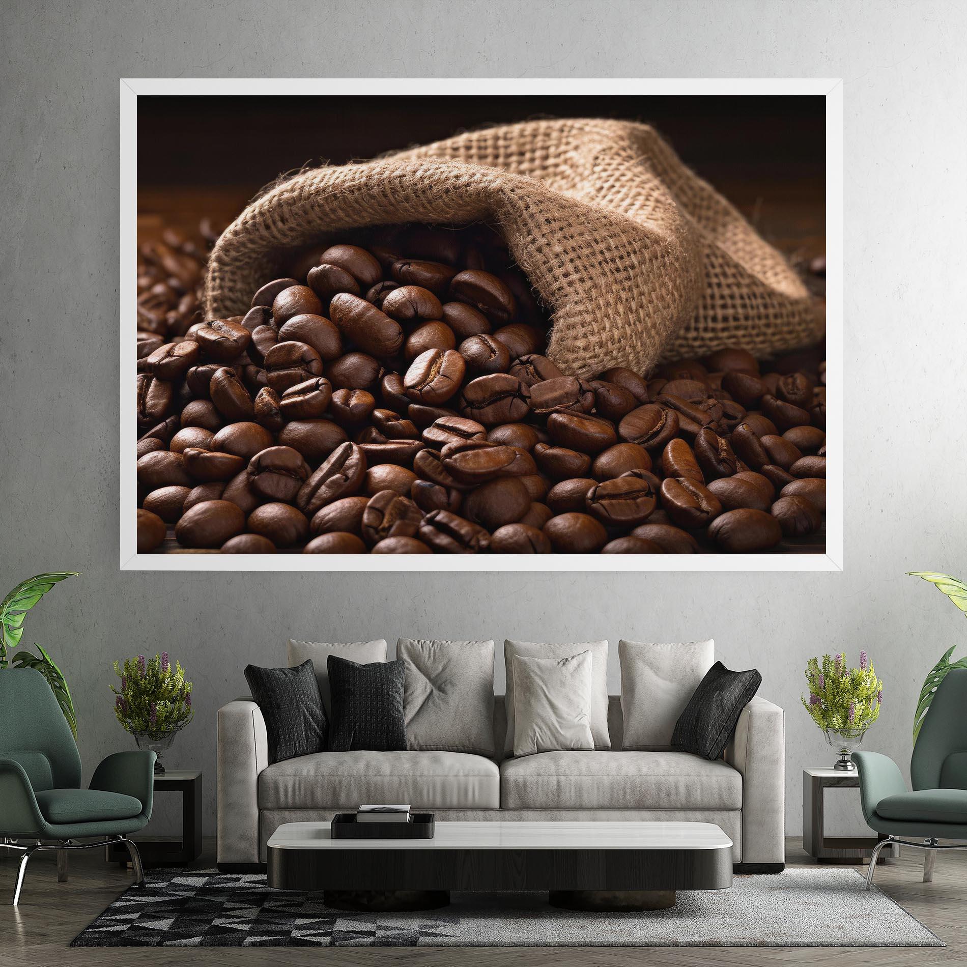 Vászonkép Bag Of Coffee Beans mockup 7