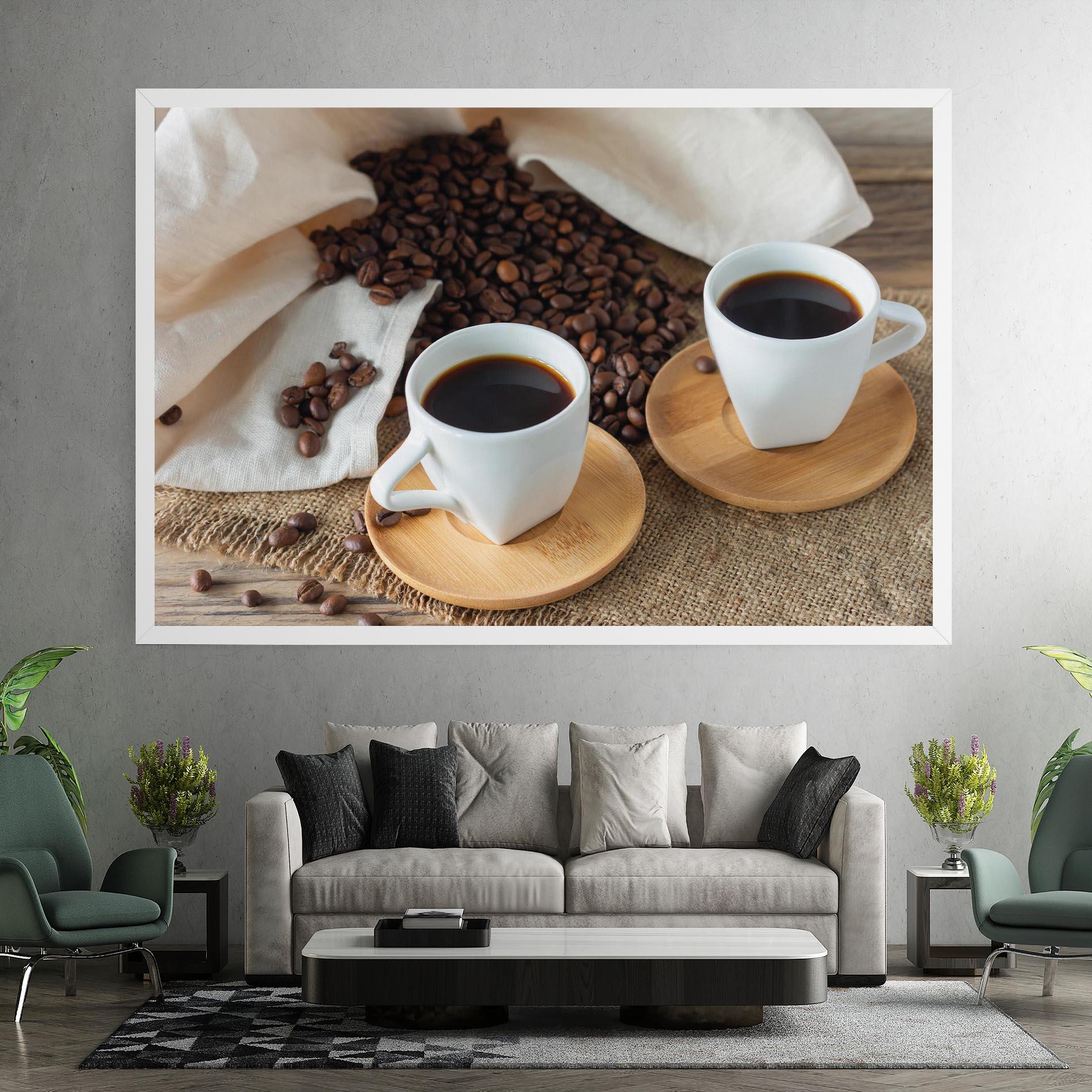 Vászonkép Fresh Espresso mockup 7
