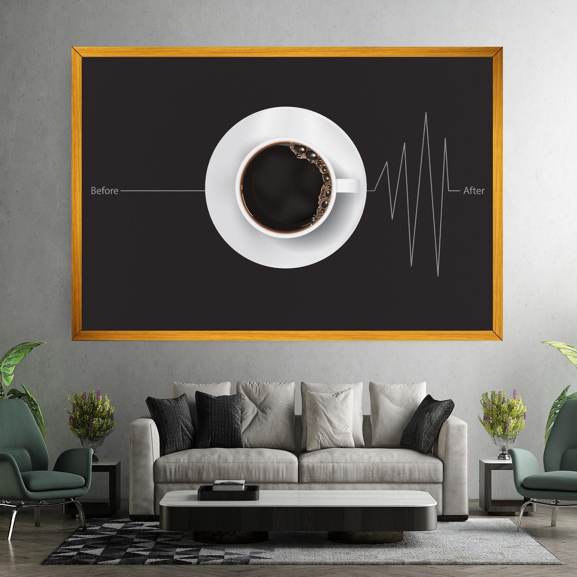 Vászonkép After Coffee mockup 7