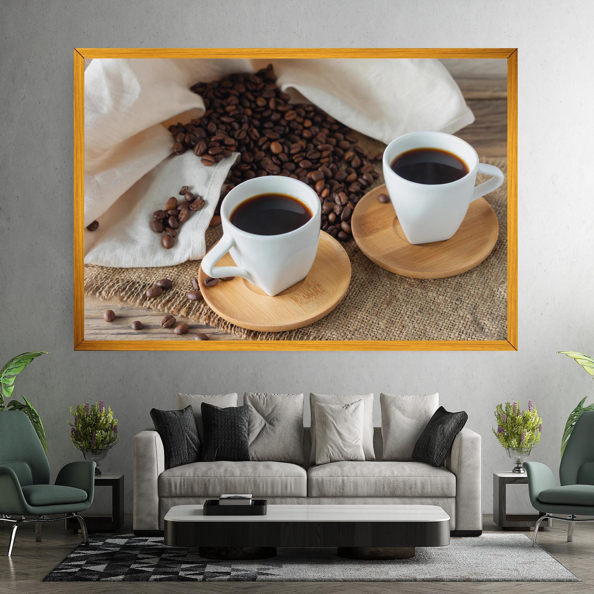 Vászonkép Fresh Espresso mockup 7