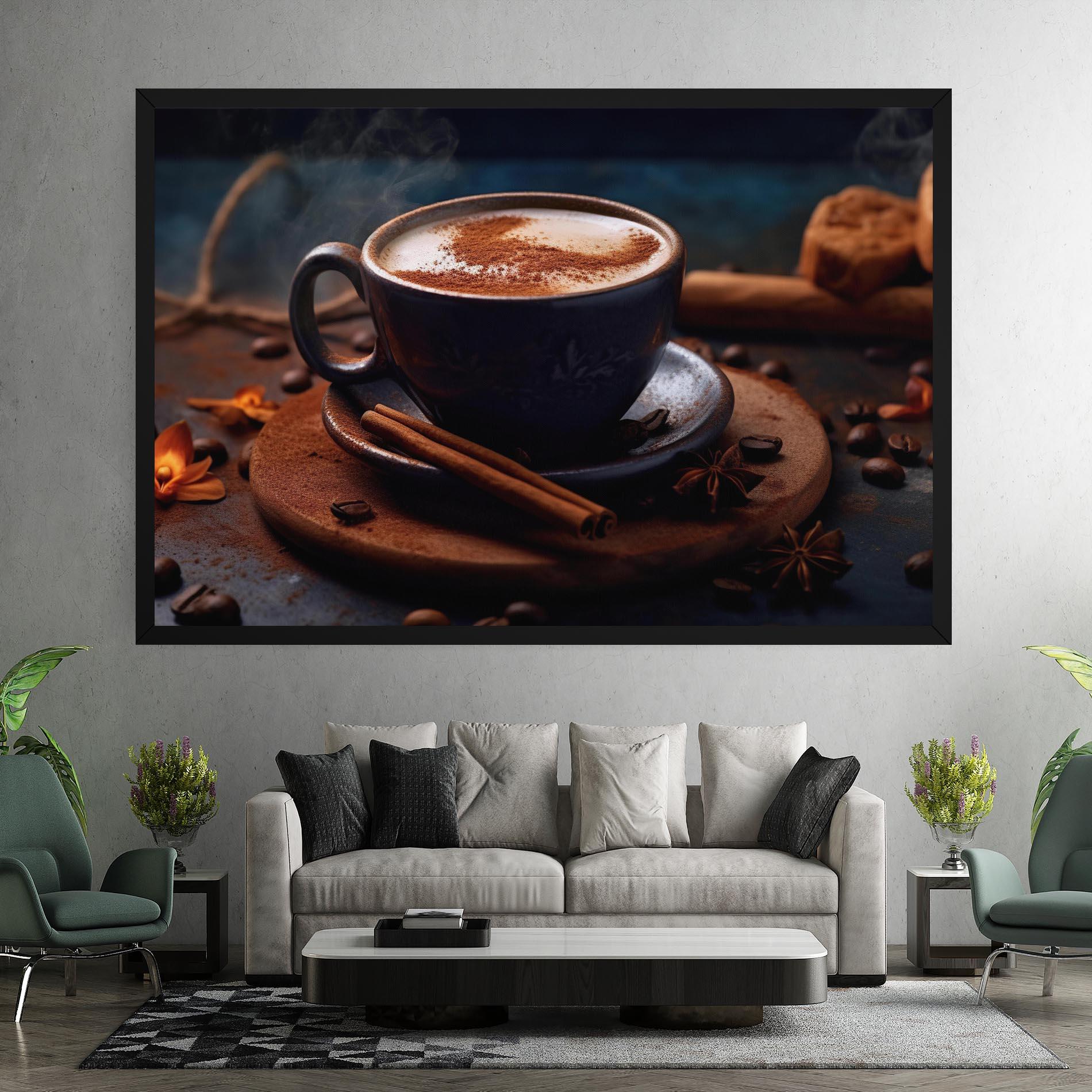 Vászonkép Cinnamon Coffee Cup mockup 7