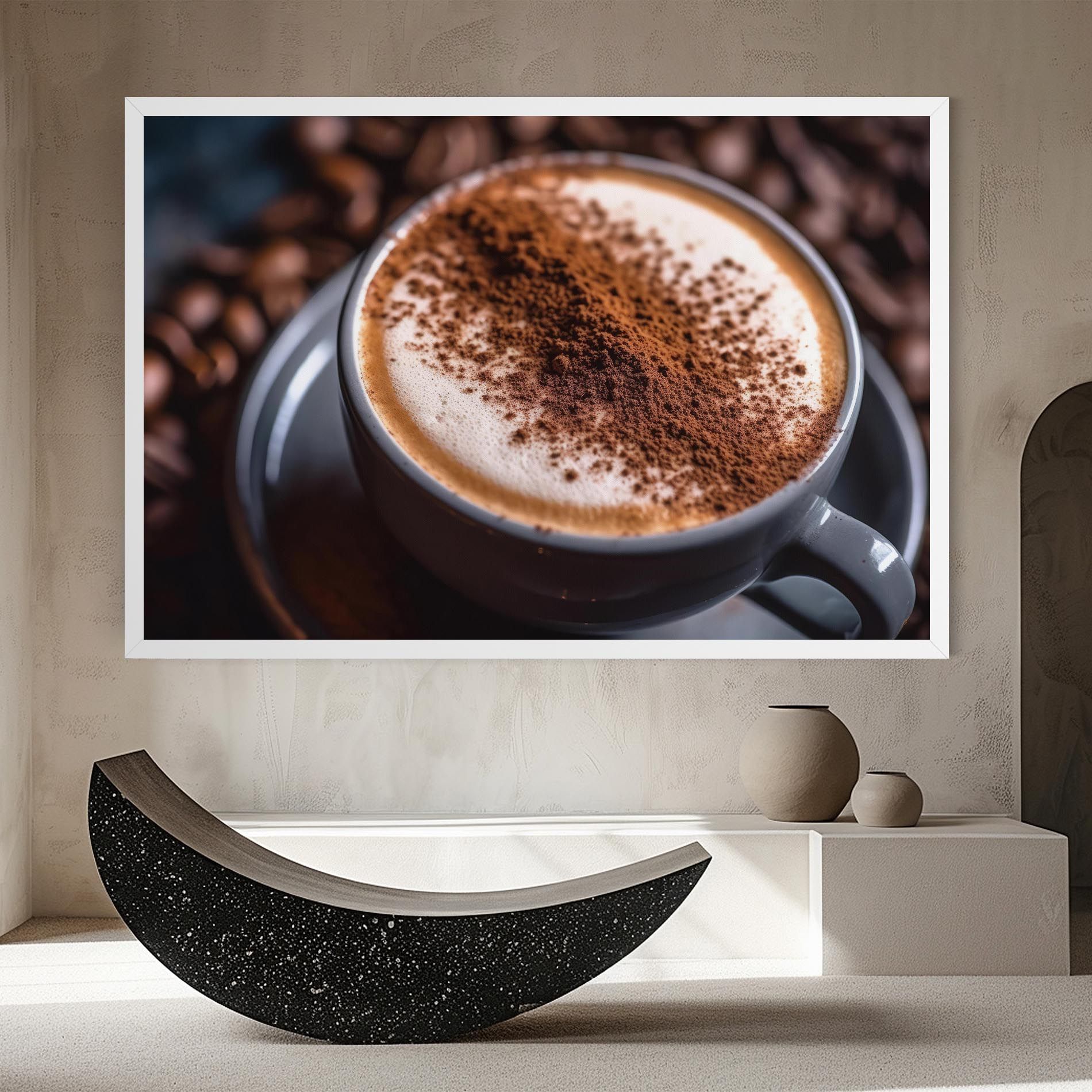 Cappuccino Coffee Close Up mockup 8