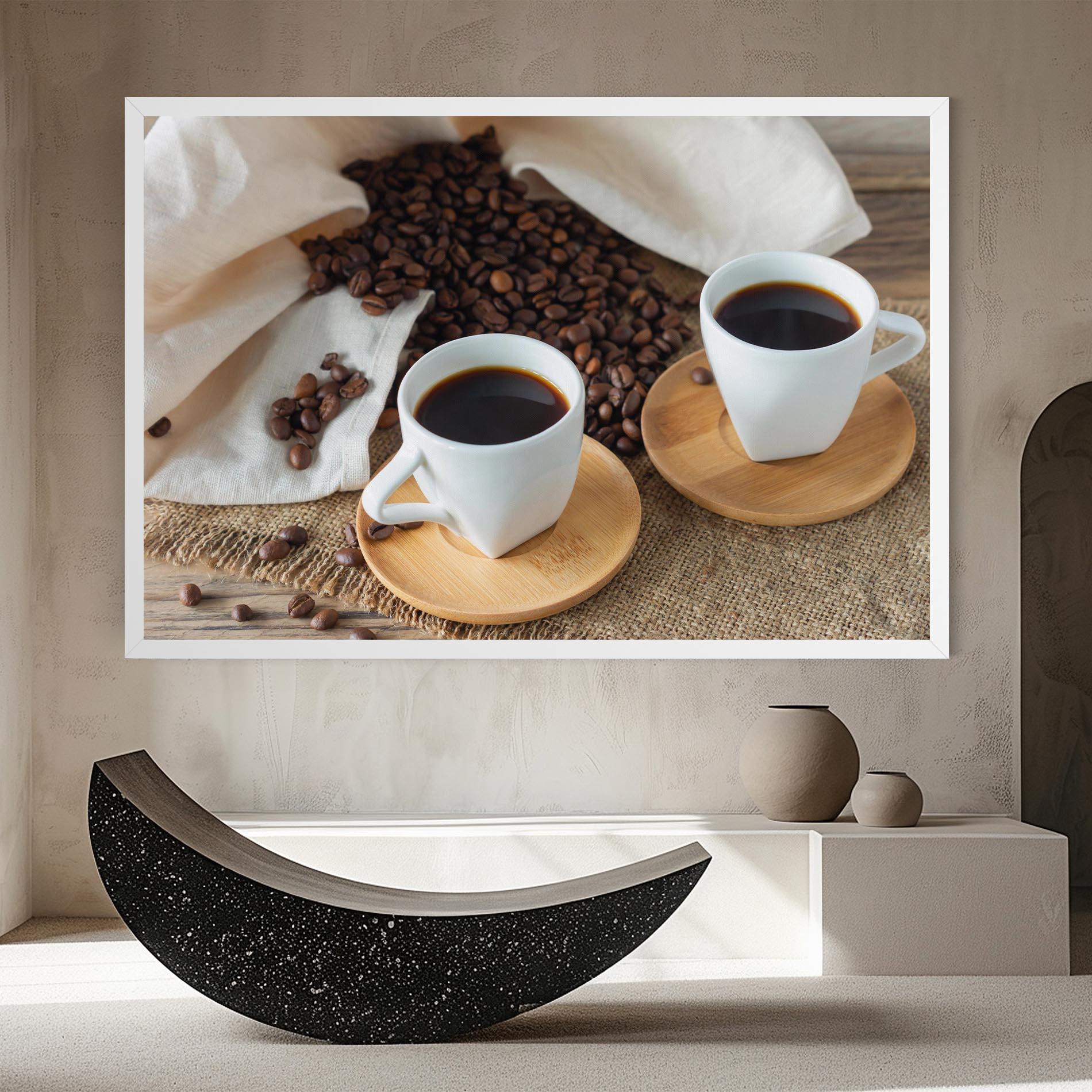 Vászonkép Fresh Espresso mockup 8