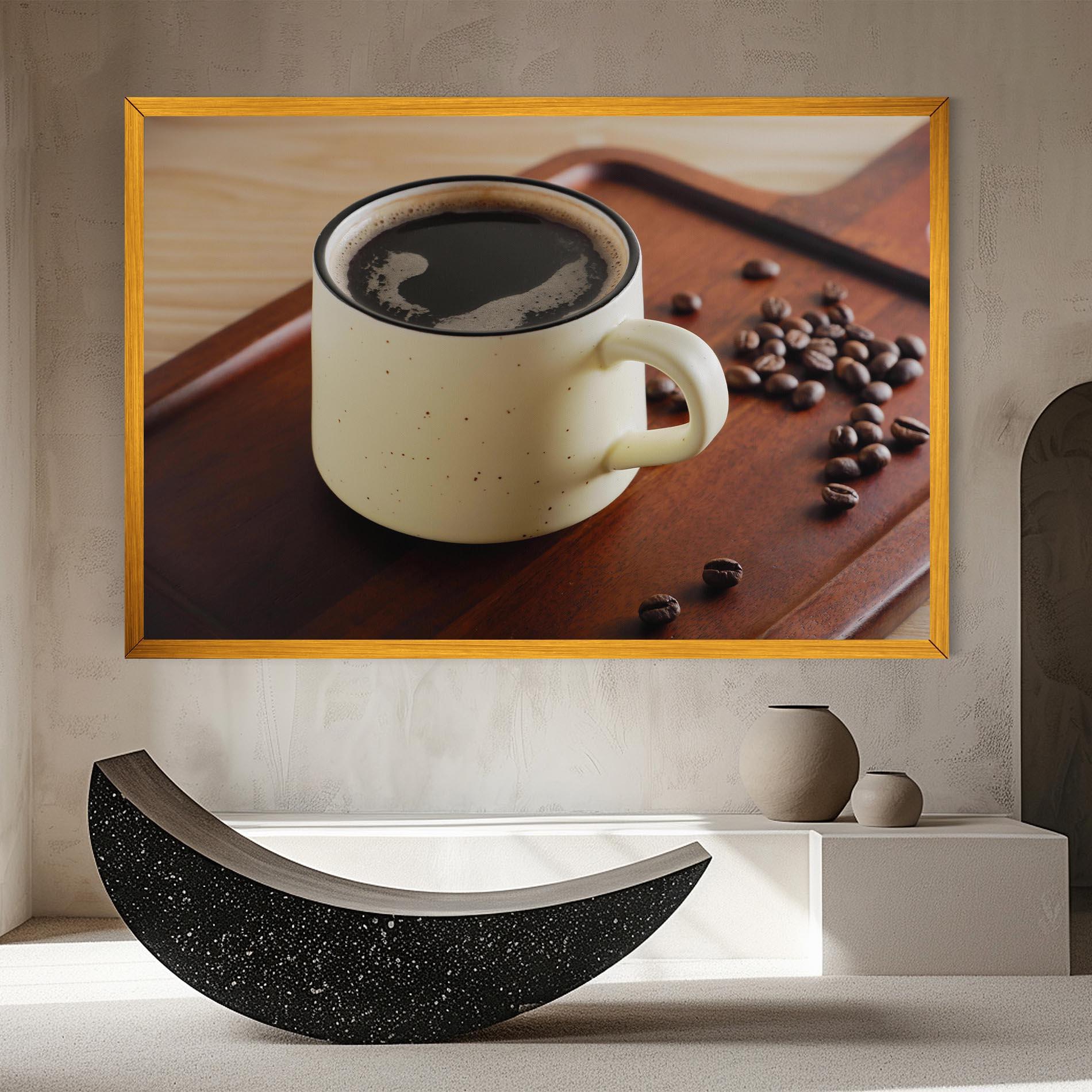 Vászonkép Coffee Served mockup 8