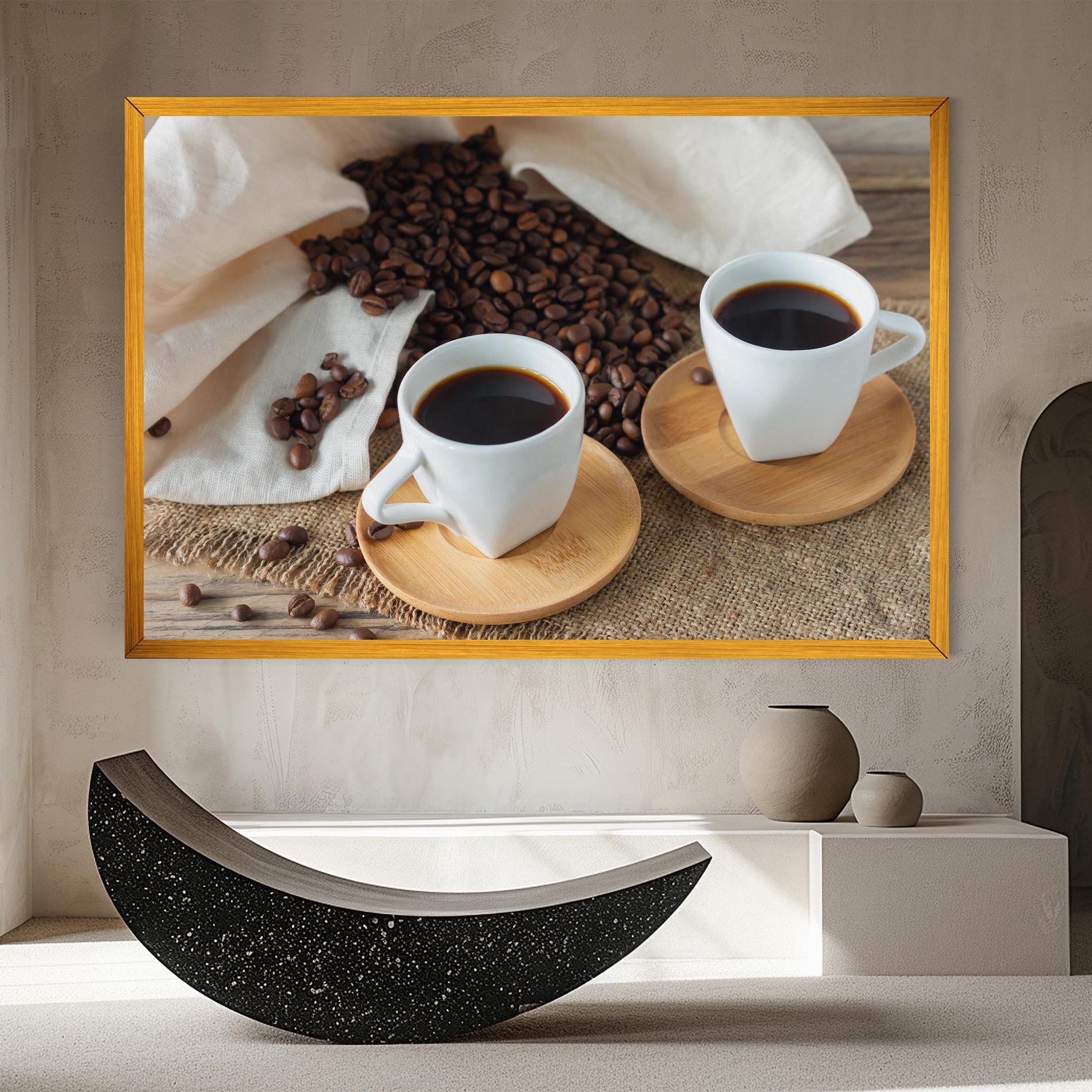Vászonkép Fresh Espresso mockup 8