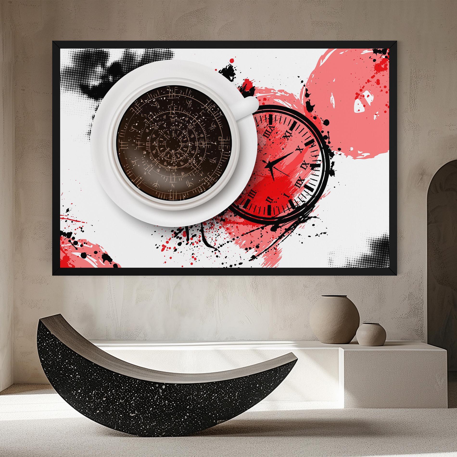 Vászonkép Coffee Reading mockup 8