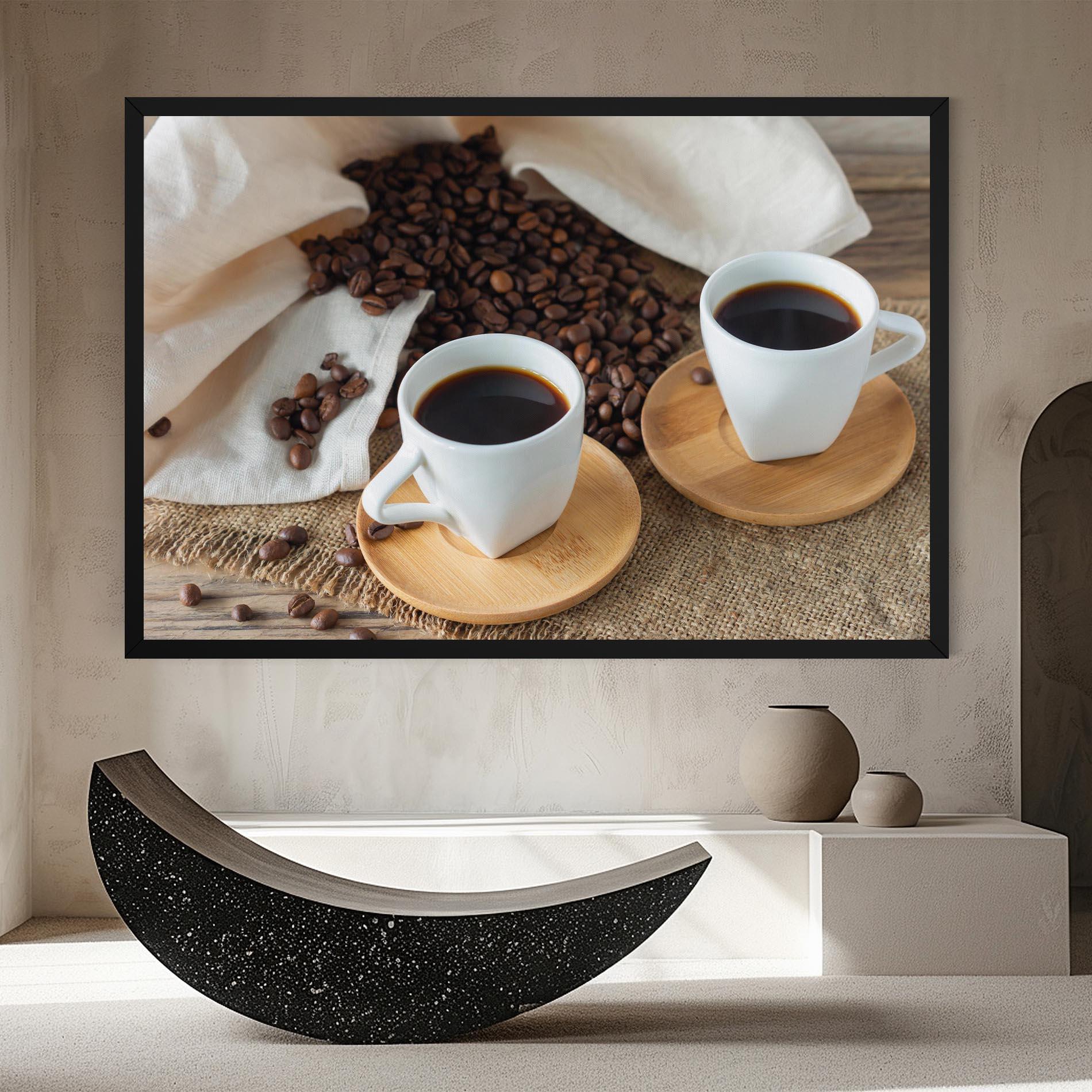 Vászonkép Fresh Espresso mockup 8