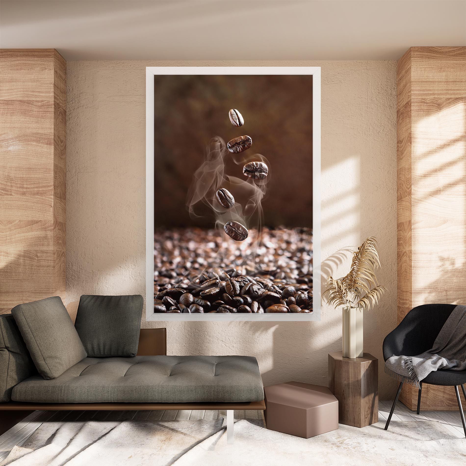 Close Up Falling Beans mockup 8