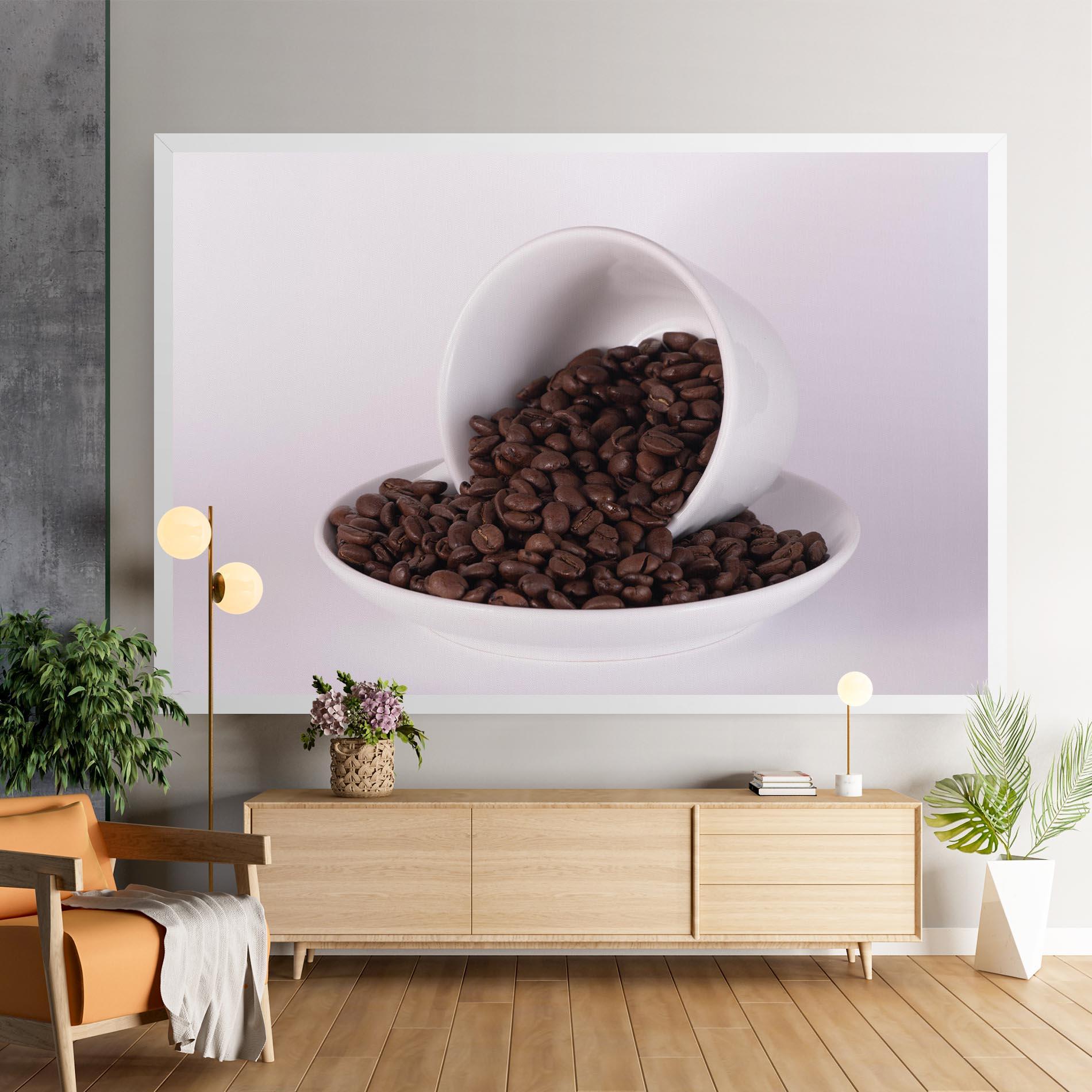 Vászonkép Bowl Of Coffee mockup 9
