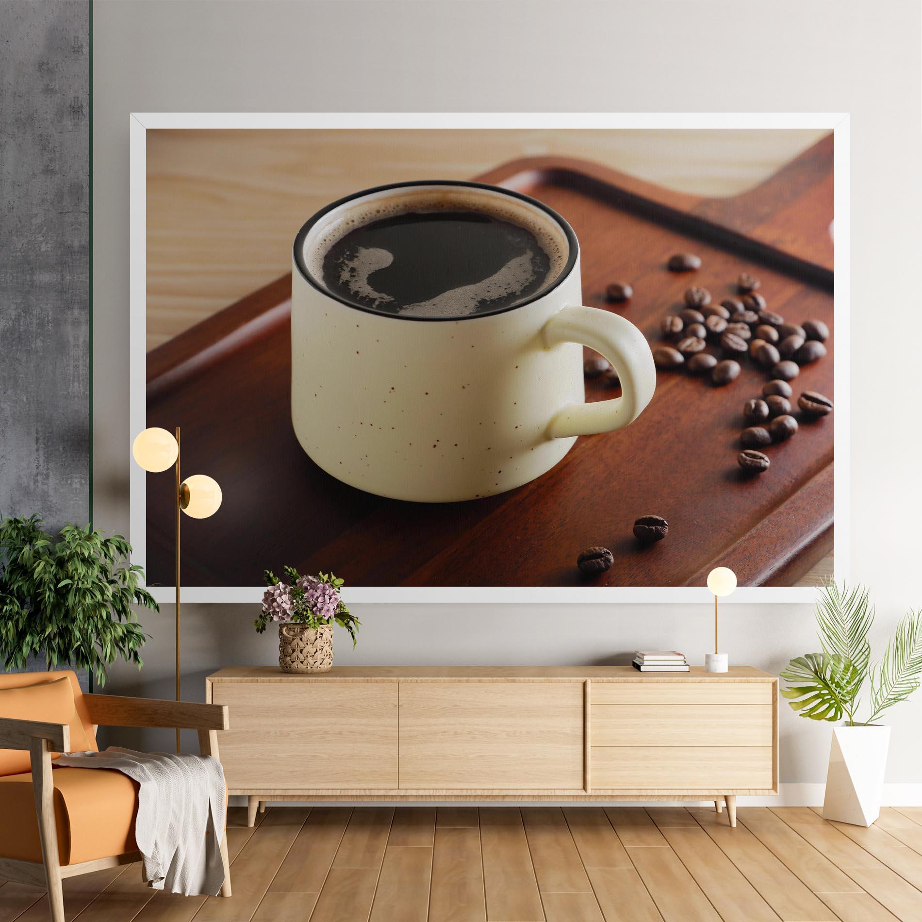 Vászonkép Coffee Served mockup 9