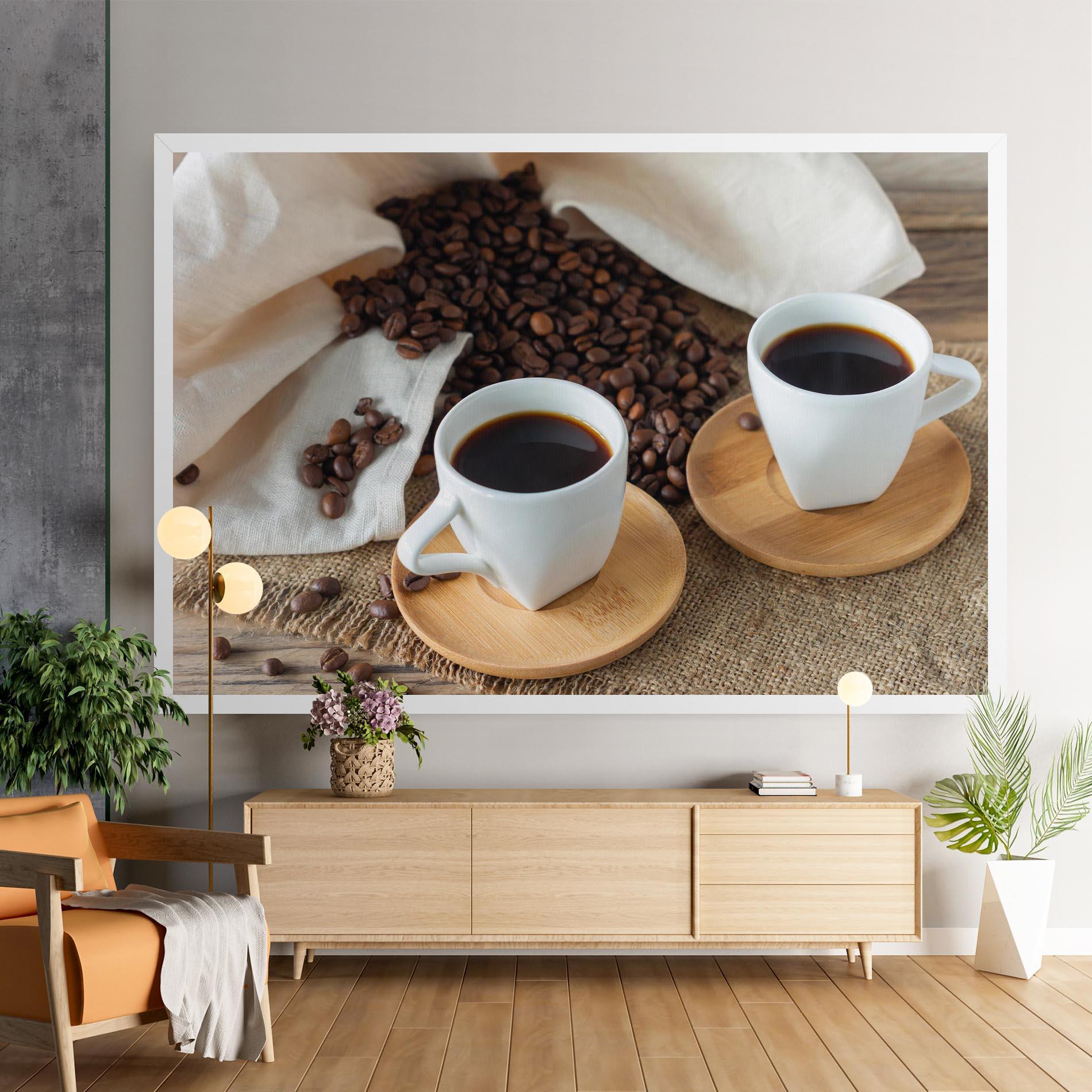 Vászonkép Fresh Espresso mockup 9