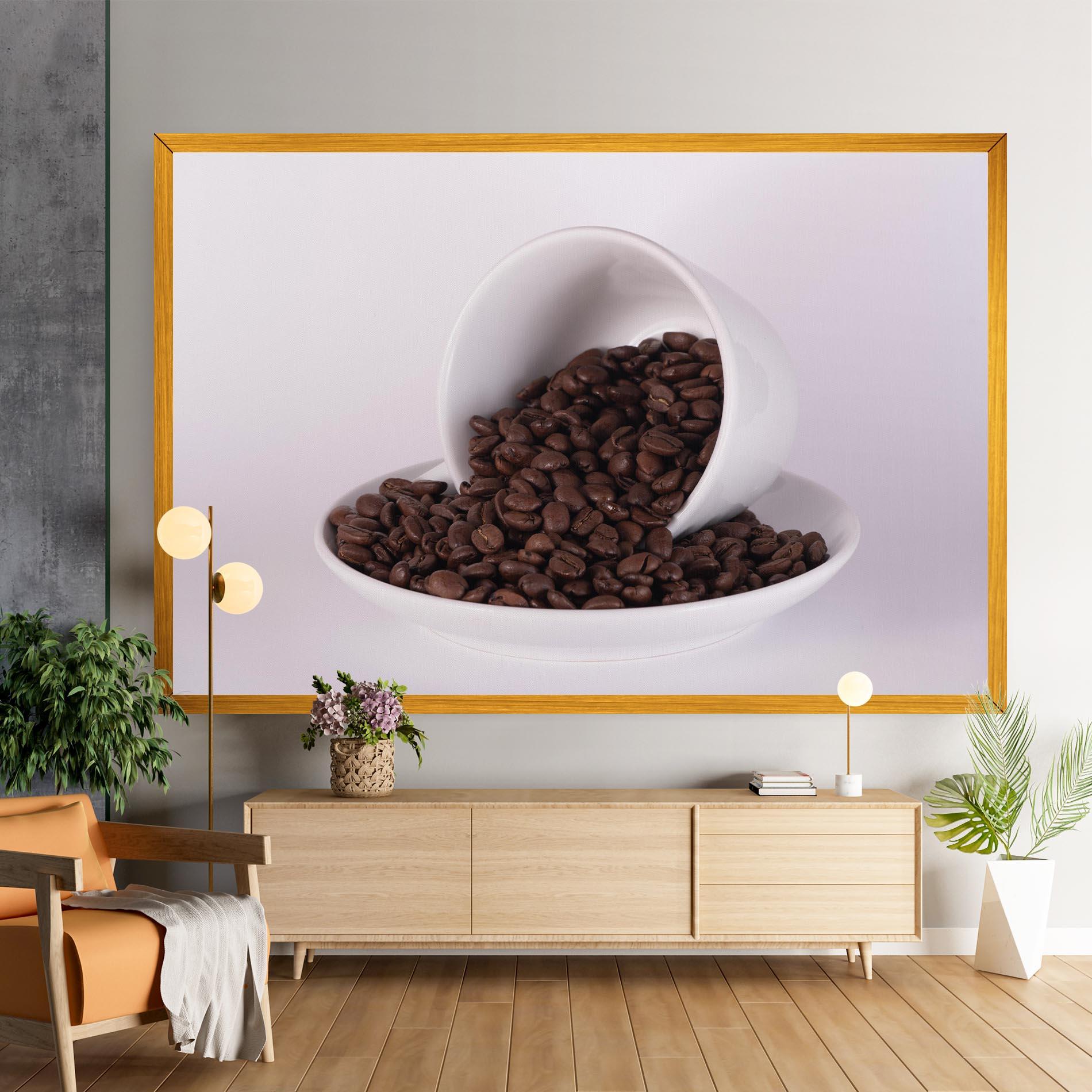 Vászonkép Bowl Of Coffee mockup 9