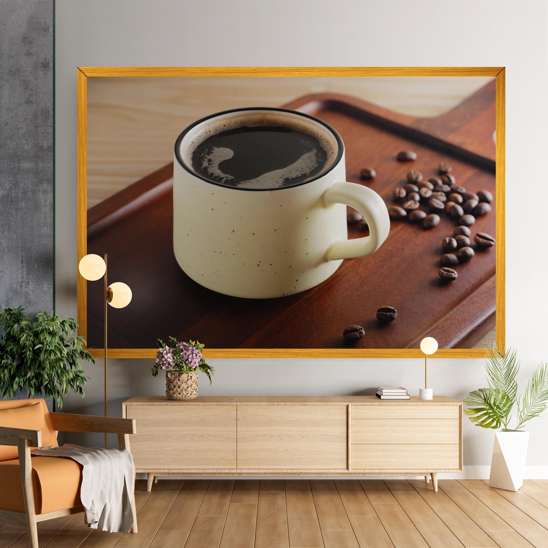 Vászonkép Coffee Served mockup 9