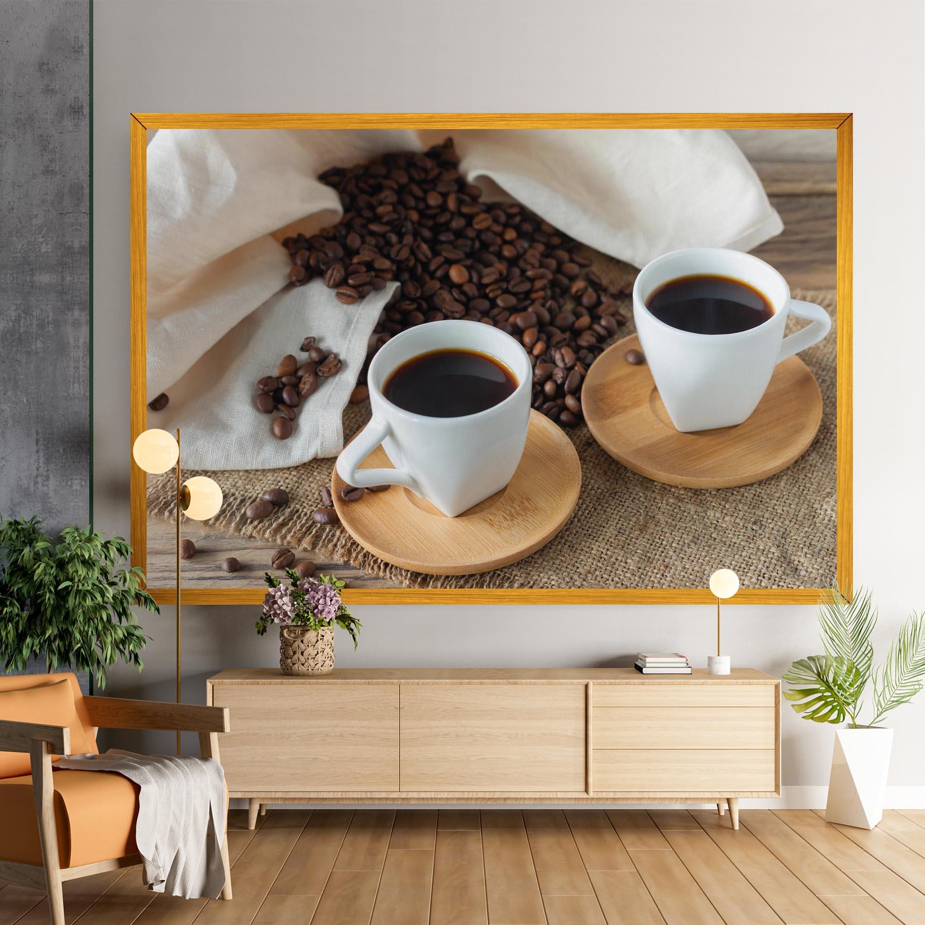 Vászonkép Fresh Espresso mockup 9