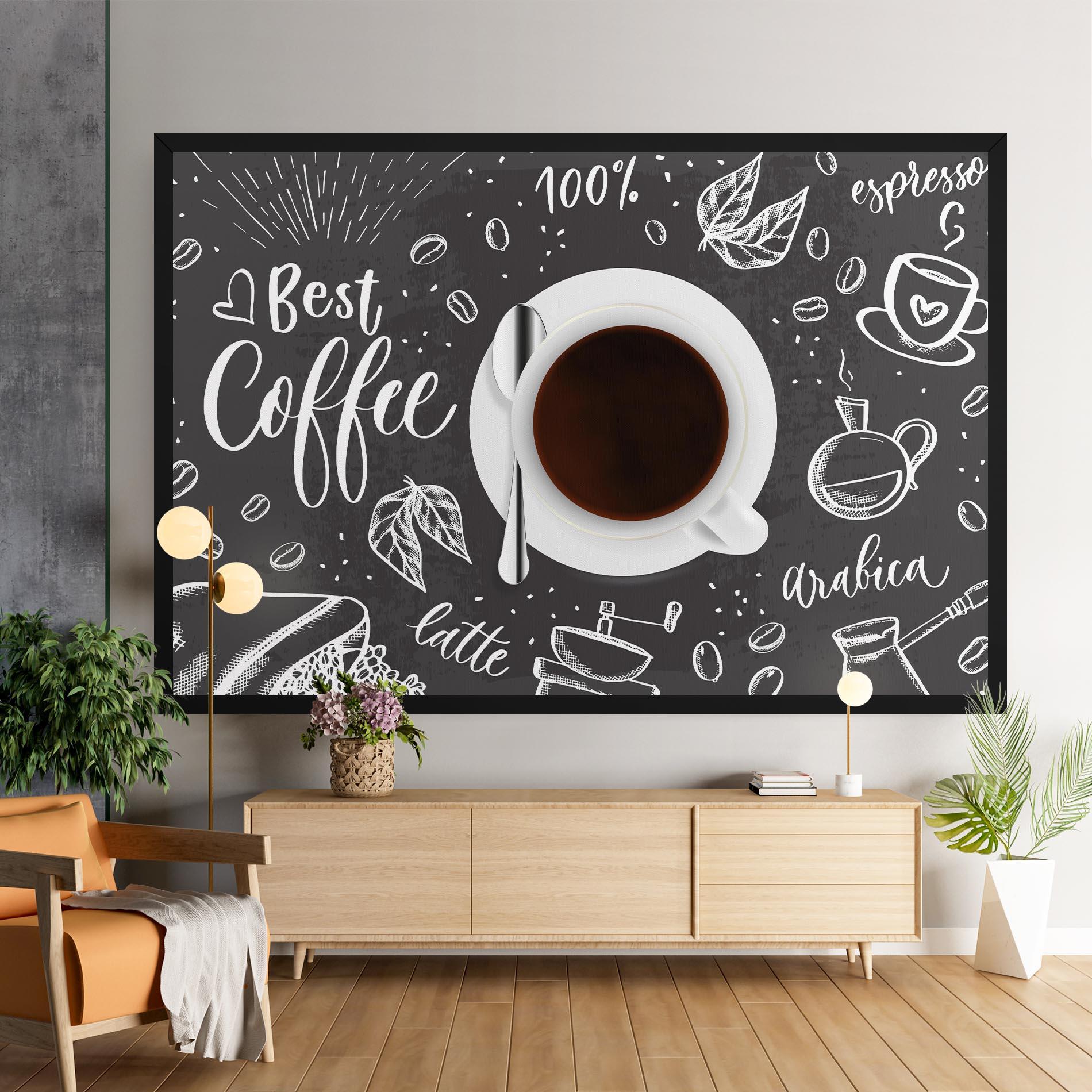 Vászonkép Best Coffee mockup 9
