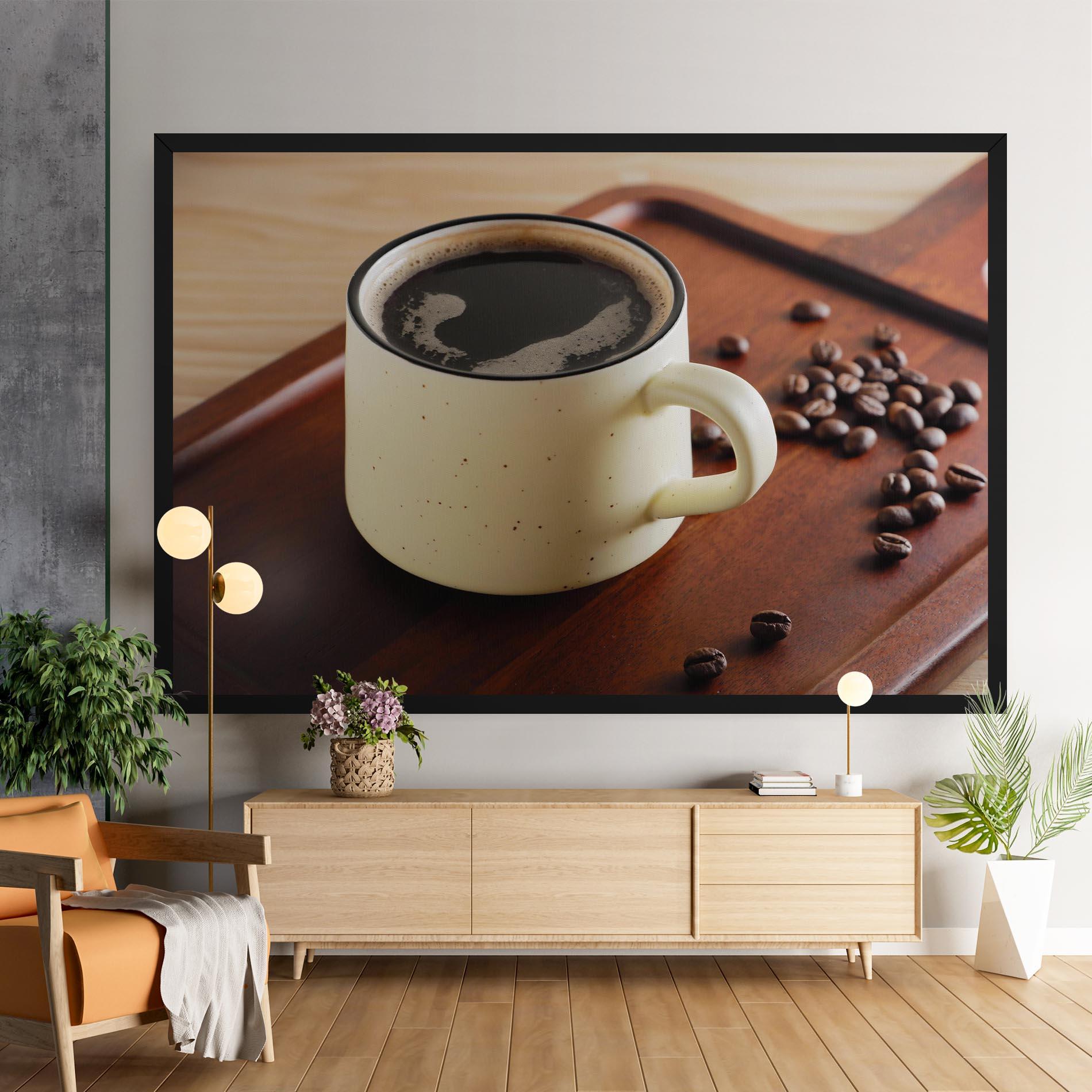 Vászonkép Coffee Served mockup 9