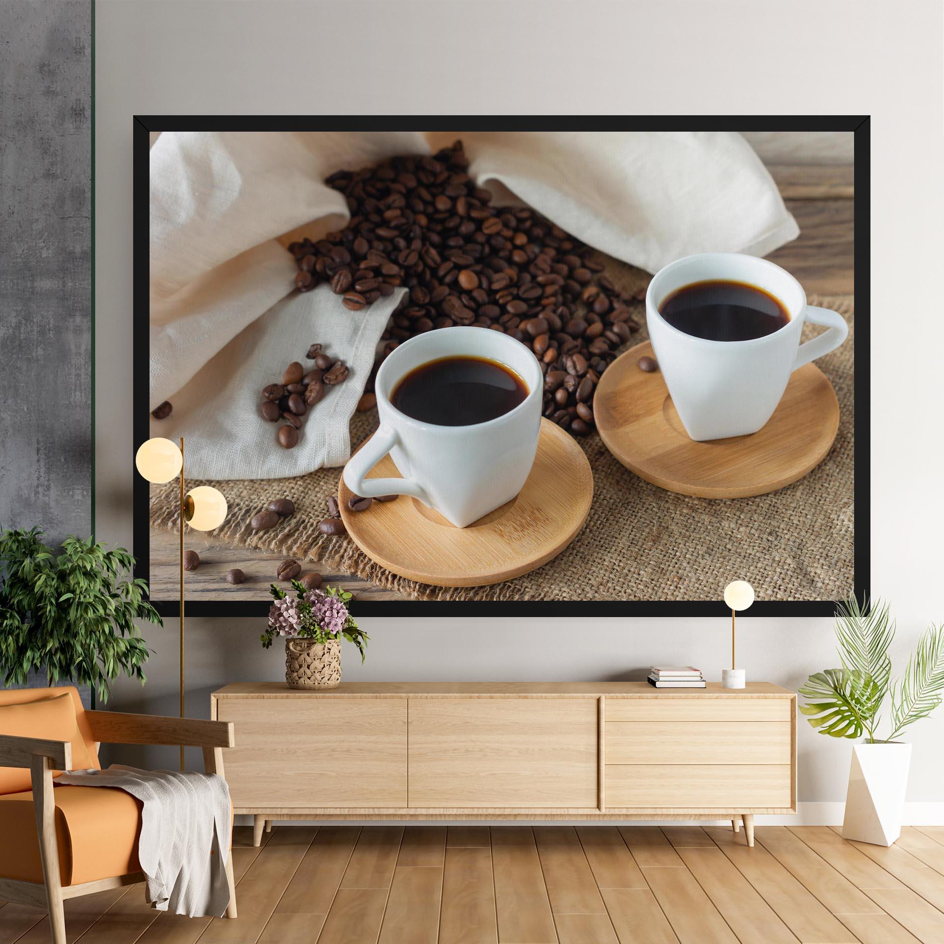 Vászonkép Fresh Espresso mockup 9