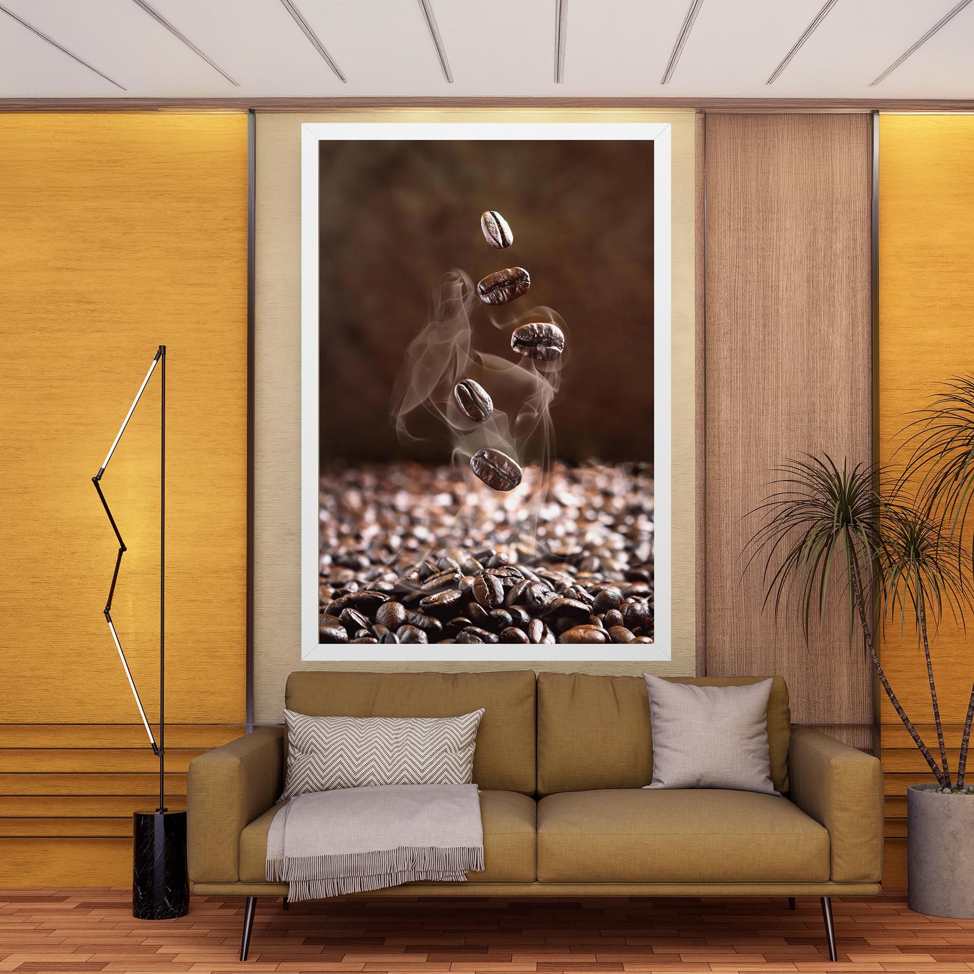 Close Up Falling Beans mockup 9