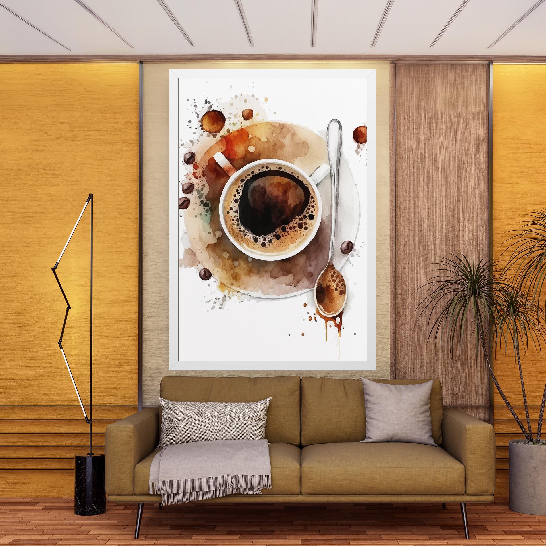 Vászonkép Coffee Liquid mockup 9