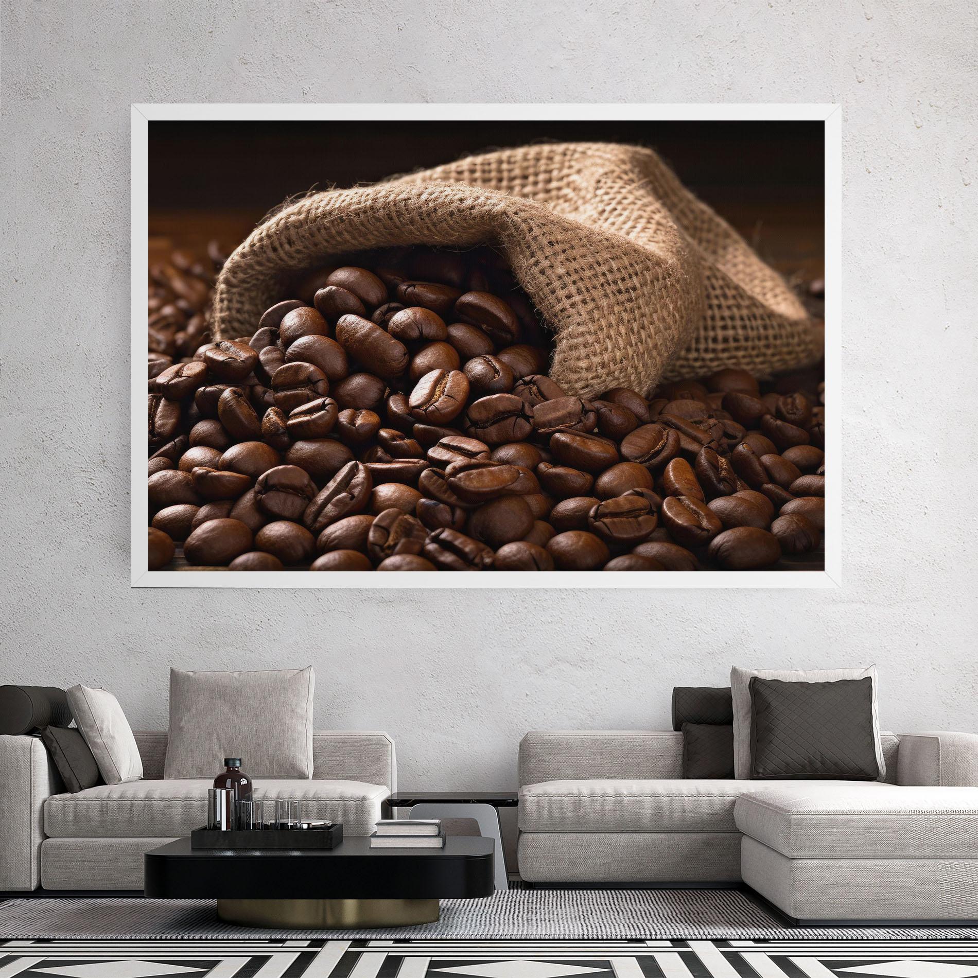 Vászonkép Bag Of Coffee Beans mockup 2