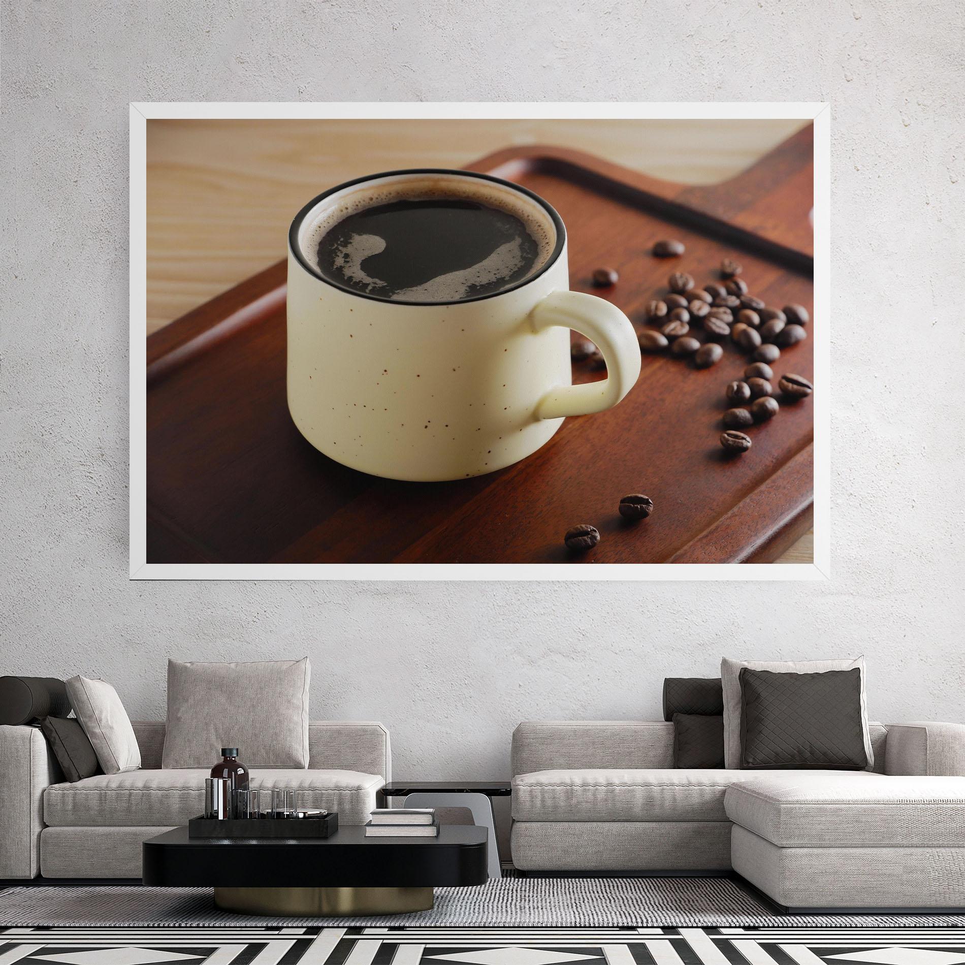 Vászonkép Coffee Served mockup 2