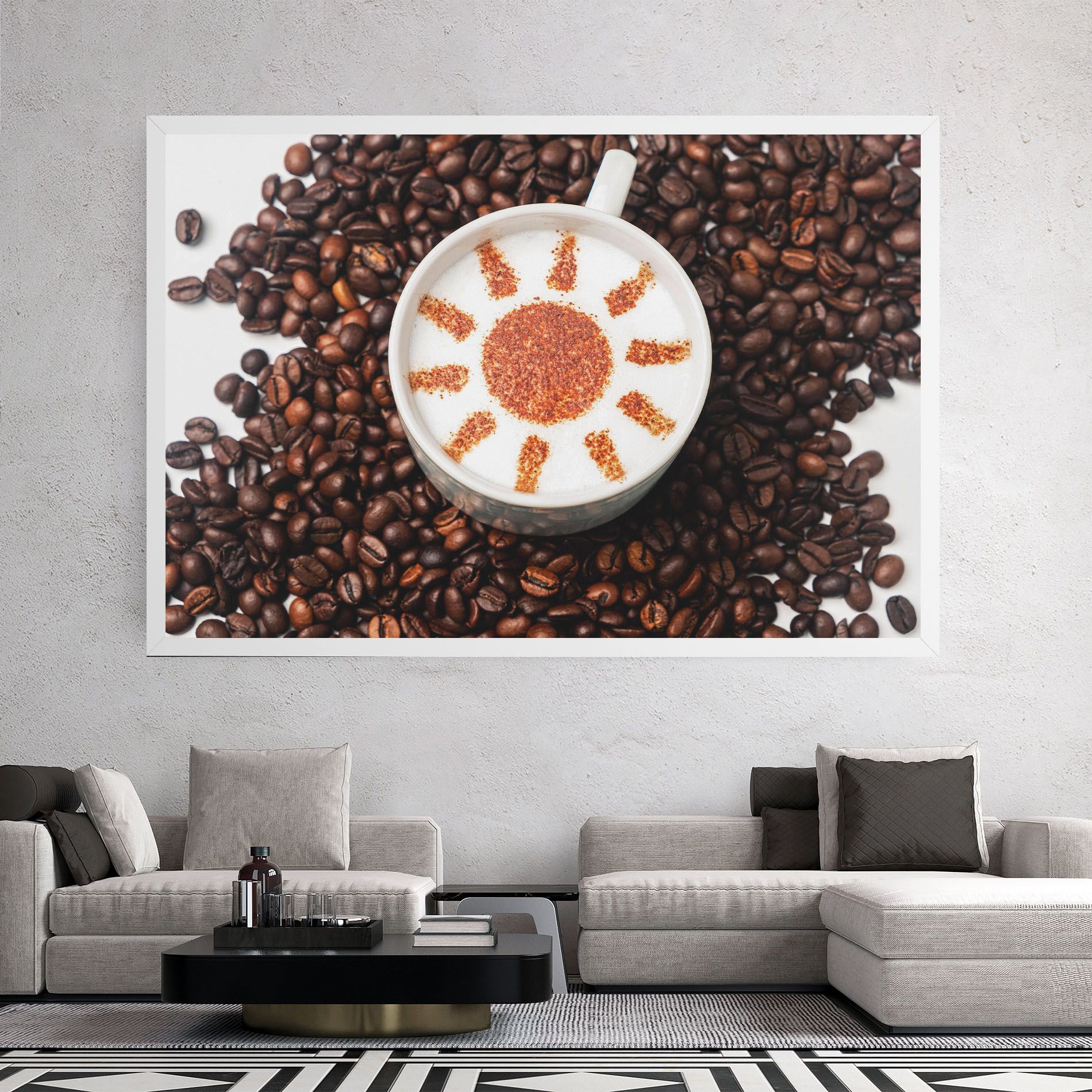 Sun Pattern Coffee mockup 2