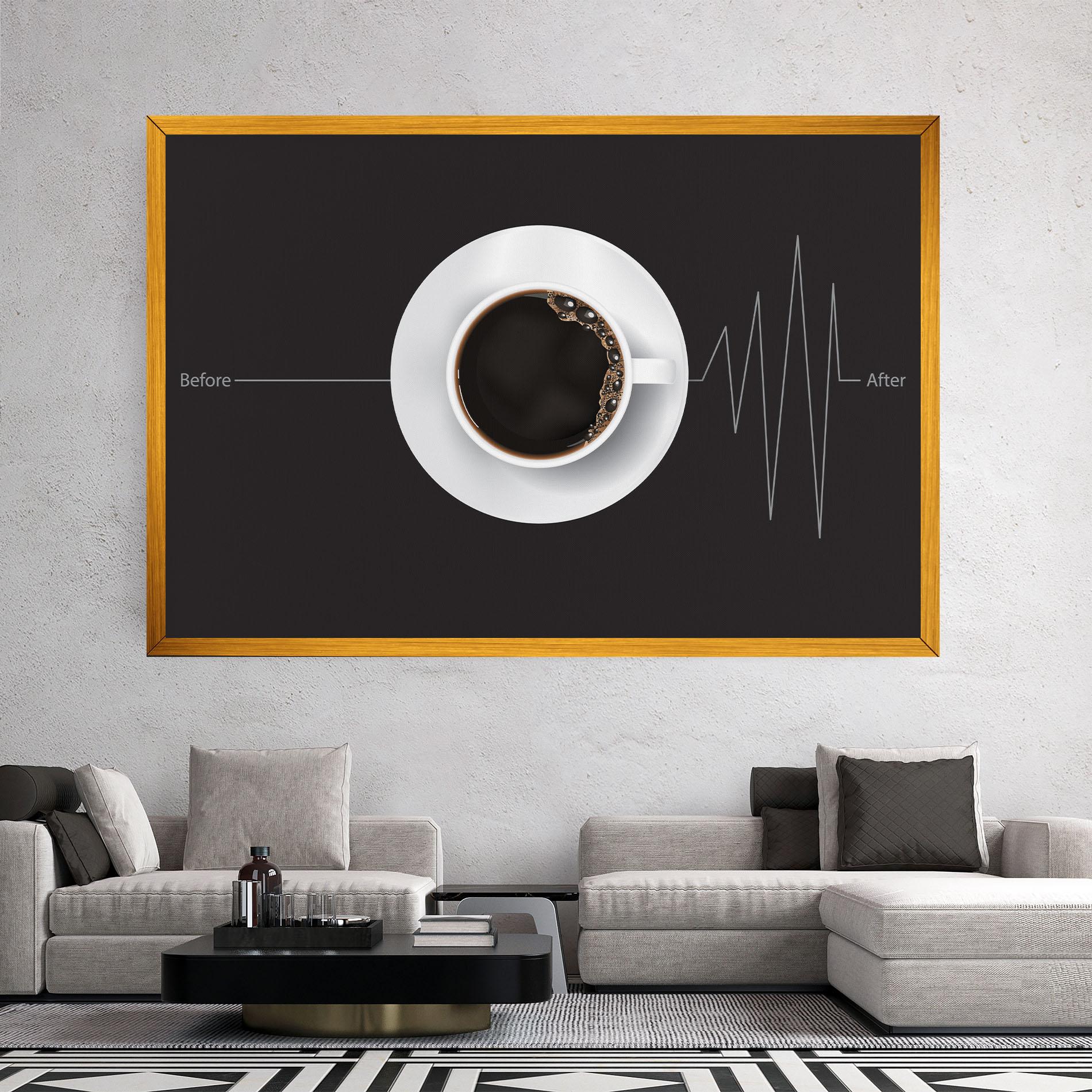 Vászonkép After Coffee mockup 2